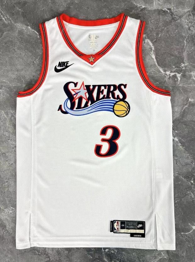 NBA Philadelphia 76ers #3 Allen Iverson Jersey 26 Size US M / EU 48-50 / 2 - 1 Thumbnail