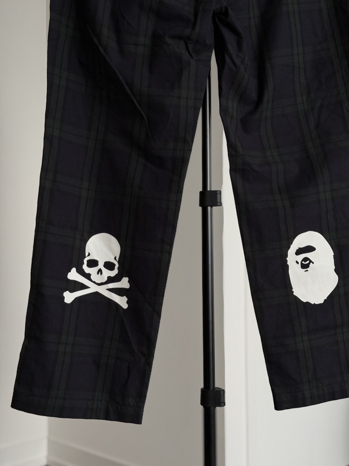 Bape × Mastermind Japan BAPE x Mastermind Japan FW22 Check Plaid Pants Made in Japan Size US 31 - 4 Thumbnail