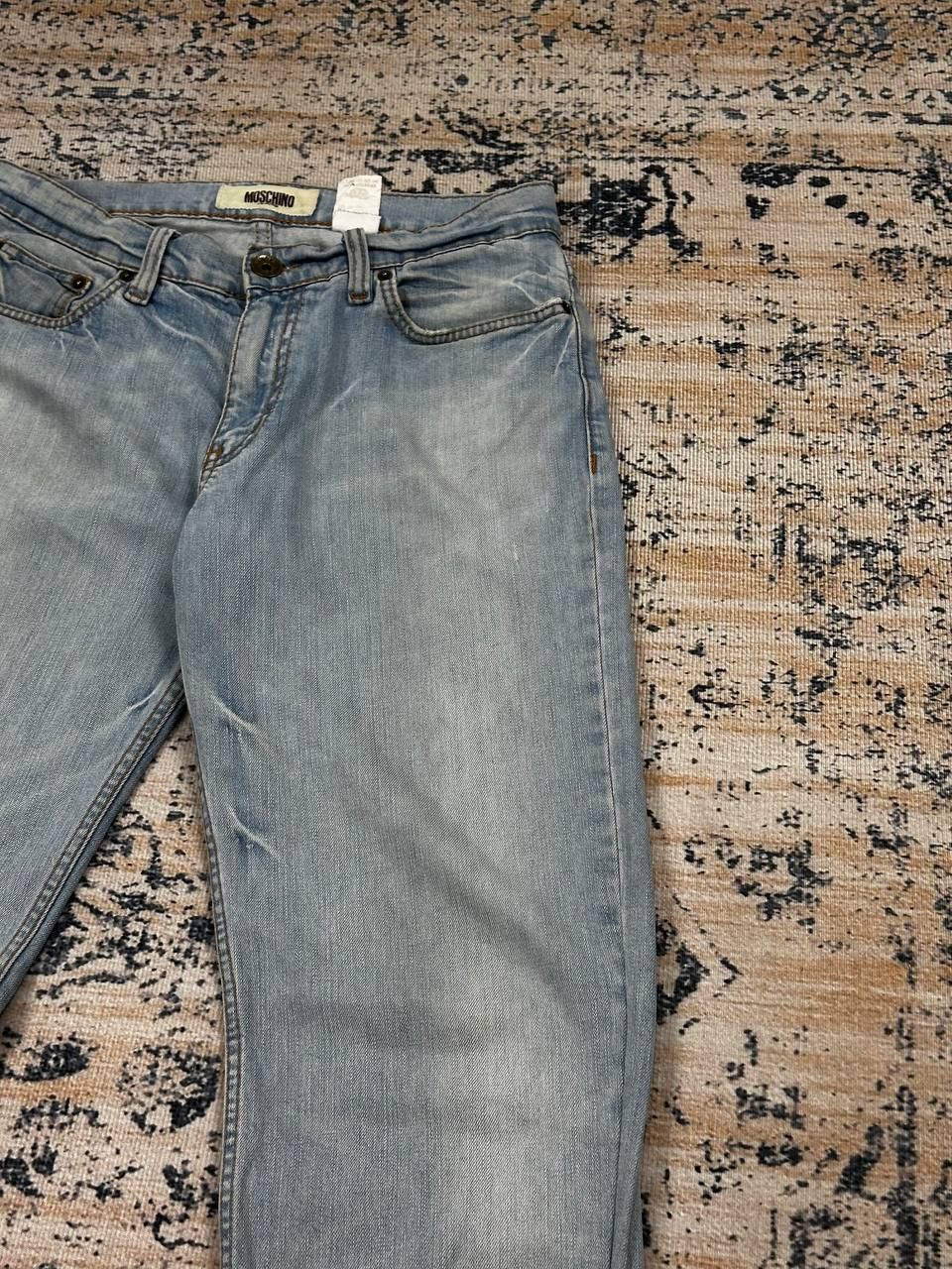 Moschino × Vintage Vintage Love Moschino Jeans Distressed Denim Pants 00s Size US 32 / EU 48 - 6 Thumbnail