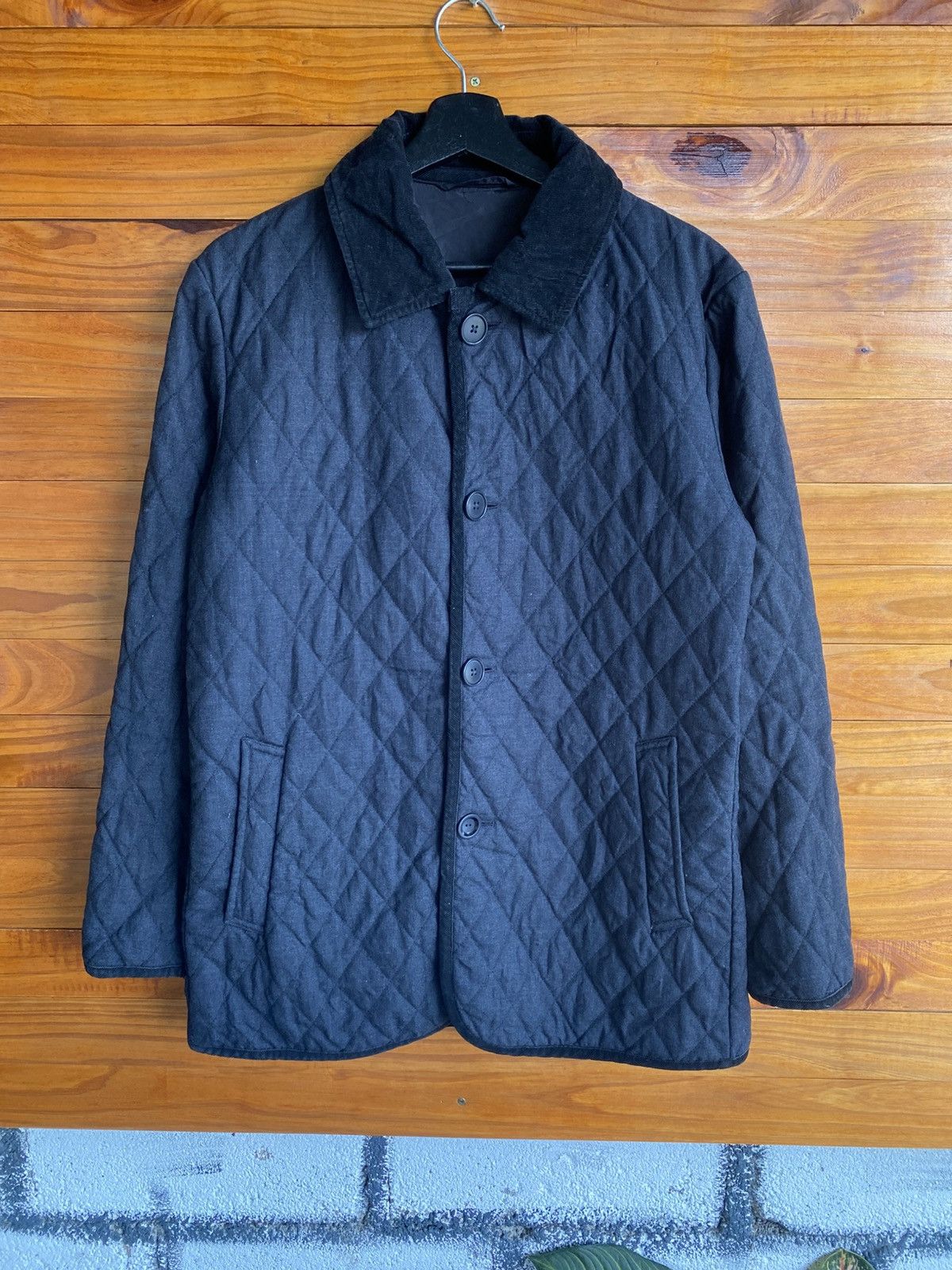 United Arrows Vintage United Arrows Tokyo Quilted Black Jacket – Classic Size US M / EU 48-50 / 2 - 3 Thumbnail