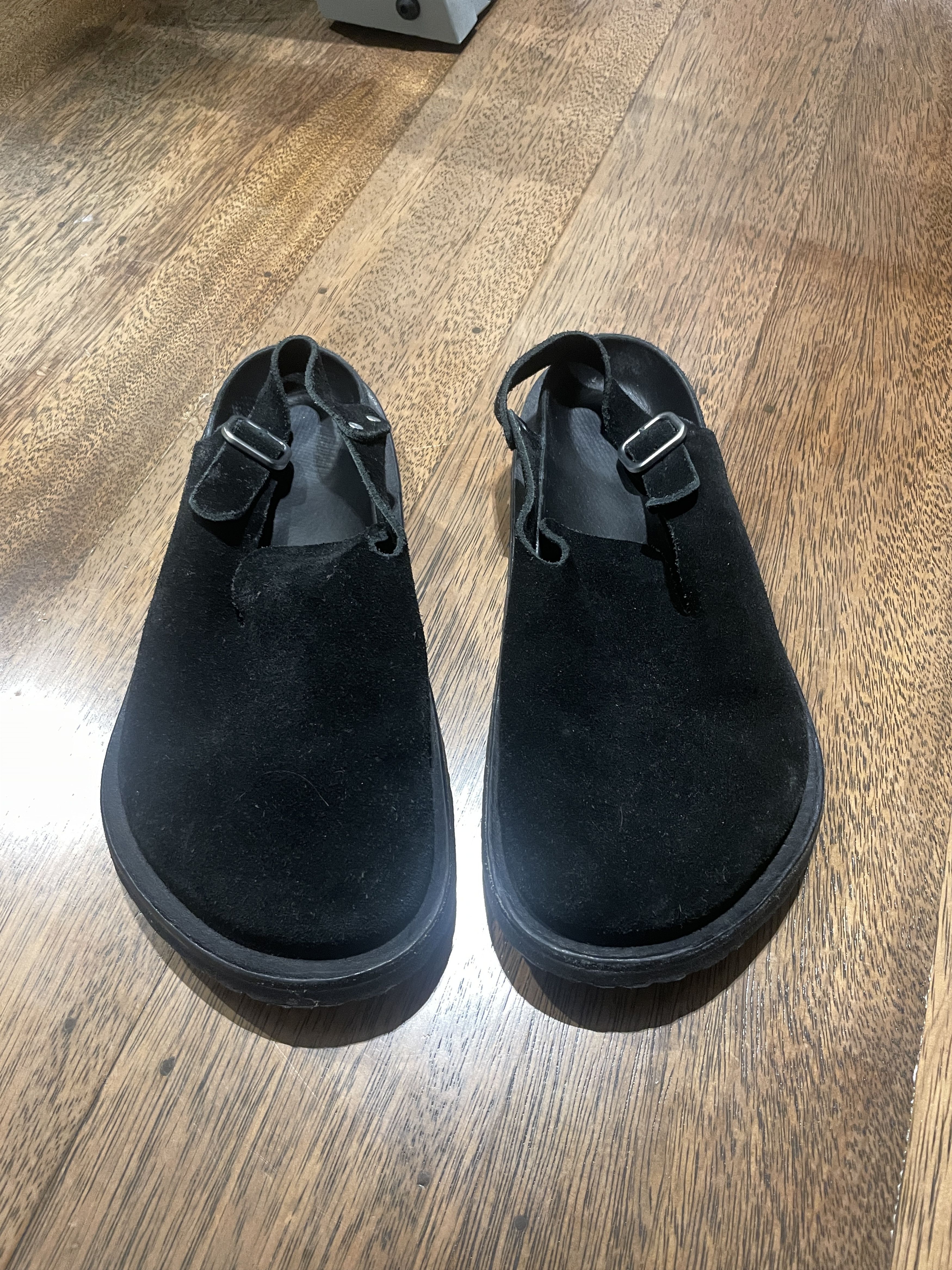 BIRKENSTOCK × JIL SANDER BERLIN 41 BLACK Birkenstock x Jil Sander + Berlin suede slippers