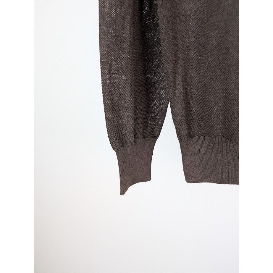 Tom Ford o1rshd1 Knitwear Polo Shirt in Ebony Size US M / EU 48-50 / 2 - 6 Thumbnail