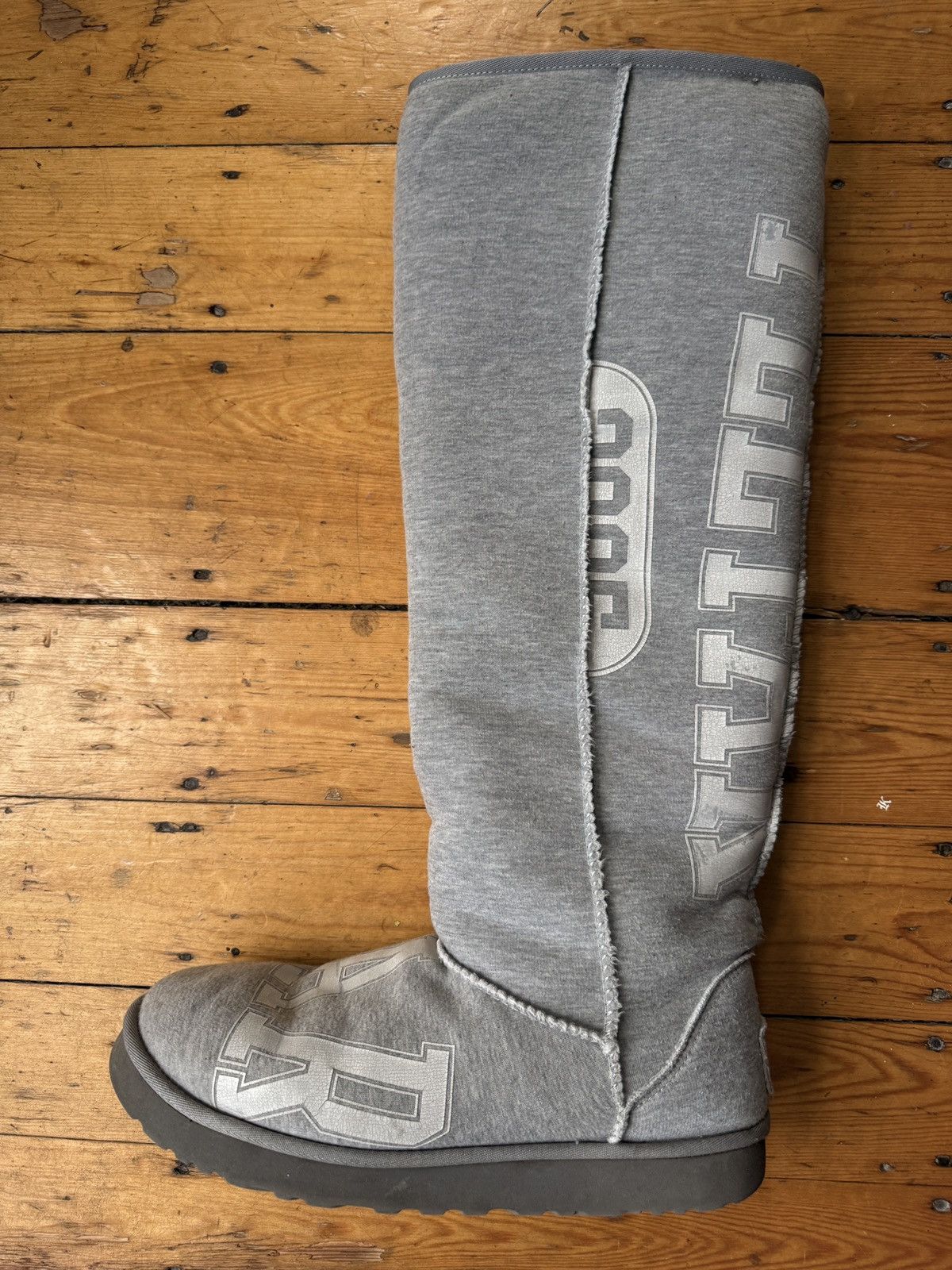 Telfar × Ugg Fleece Tall Heather Boots Size US 10.5 / EU 43-44 - 7 Thumbnail