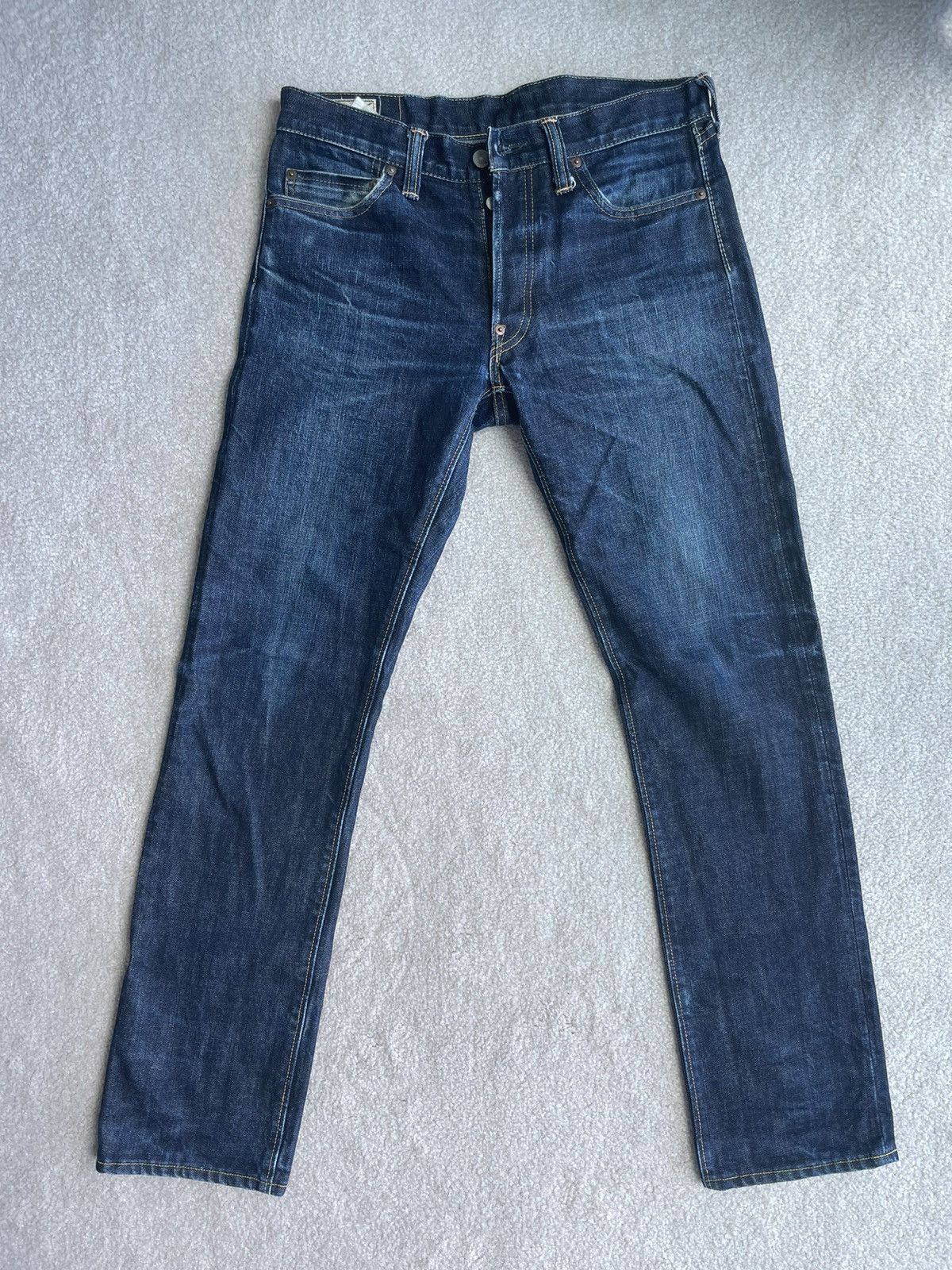 image of Dry Bones Dp-580 Denim Jeans Red-D W30 in Blue, Men's