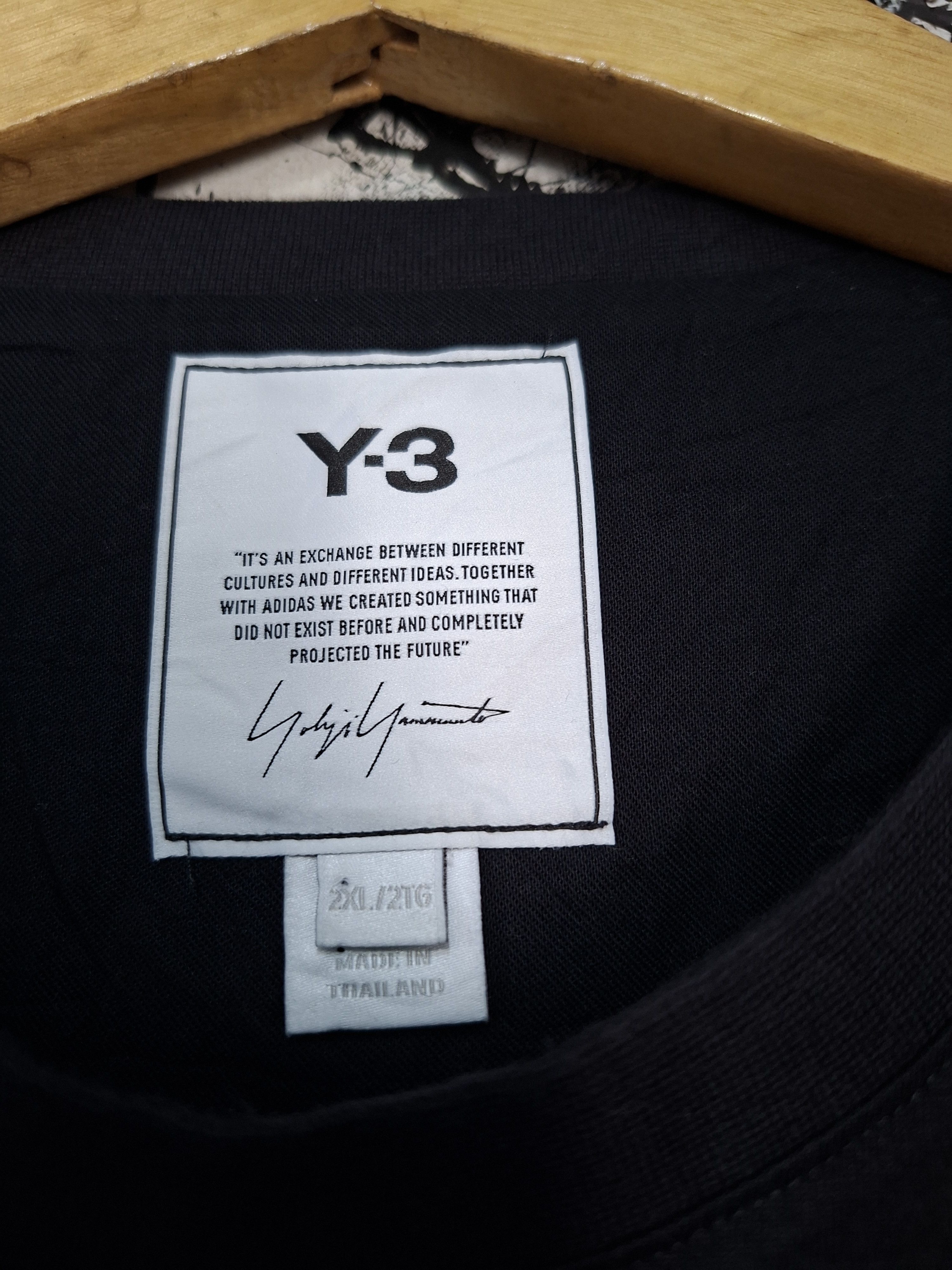 Adidas × Y-3 YOHJI YAMAMOTO X ADIDAS Y-3 LOGO LONGSLEVEE Size US XL / EU 56 / 4 - 6 Thumbnail