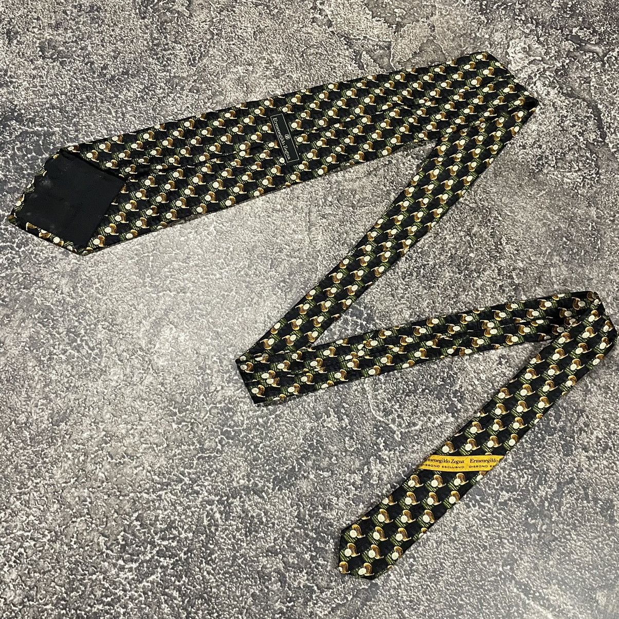 Ermenegildo Zegna × Vintage Rare Vintage Ermenedildo Zegna Tie 90’s Size ONE SIZE - 1 Thumbnail
