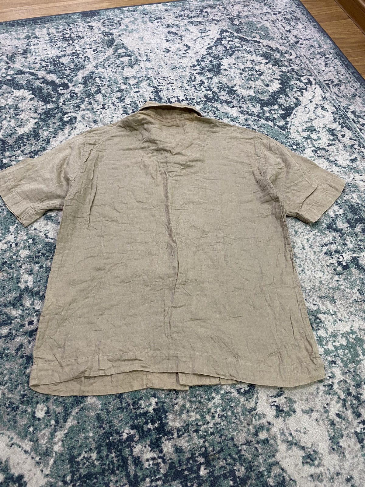 Issey Miyake Issey Miyake Men Pleated Textured Button Up Shirt Size US M / EU 48-50 / 2 - 10 Thumbnail