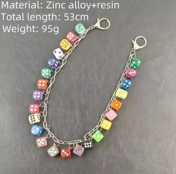 Other Multi Dice Waist Pants Keychain Size ONE SIZE - 3 Thumbnail