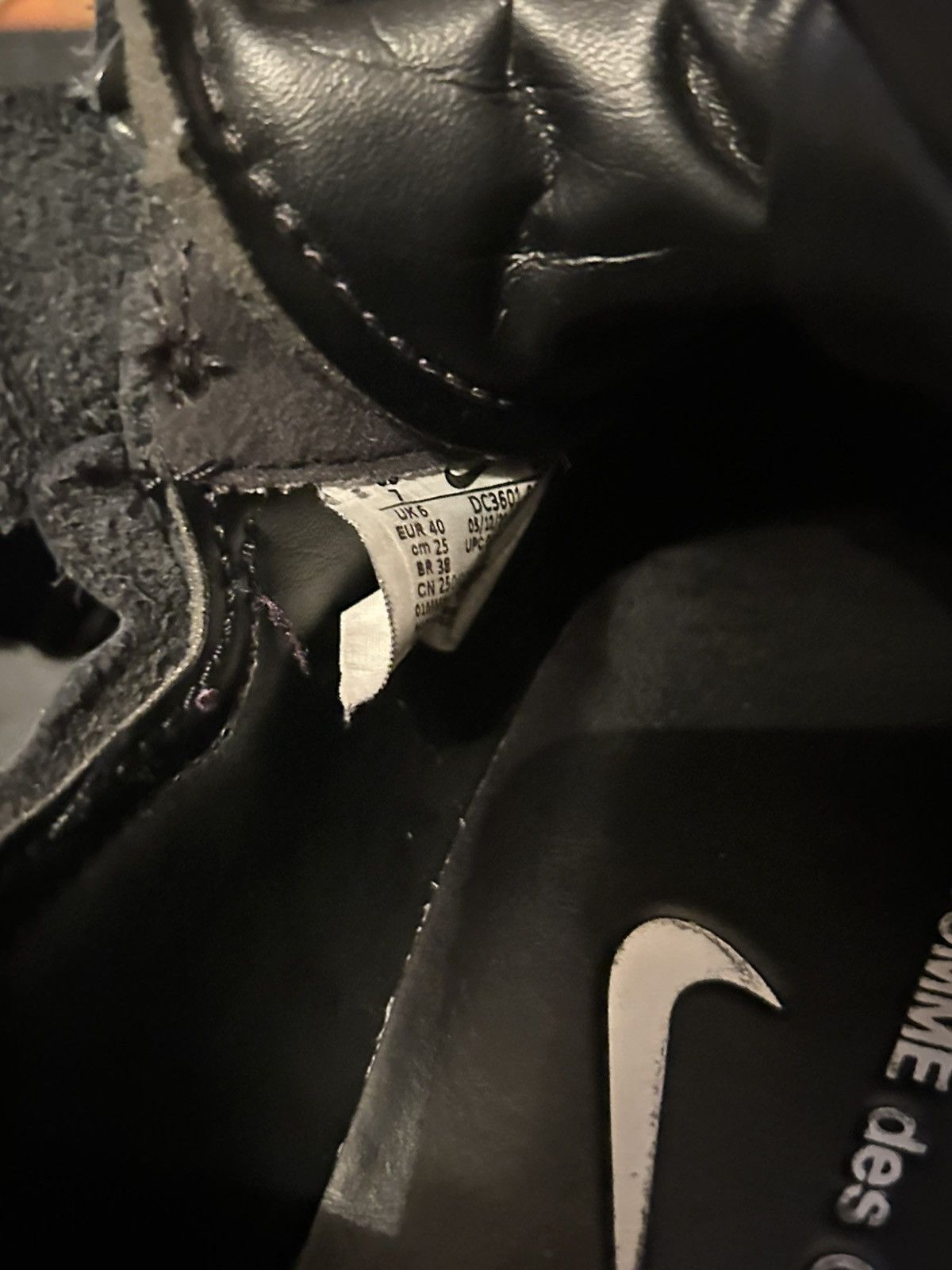 Comme des Garcons × Nike air force 1 mid x comme des garçons Size US 7 / EU 40 - 6 Thumbnail