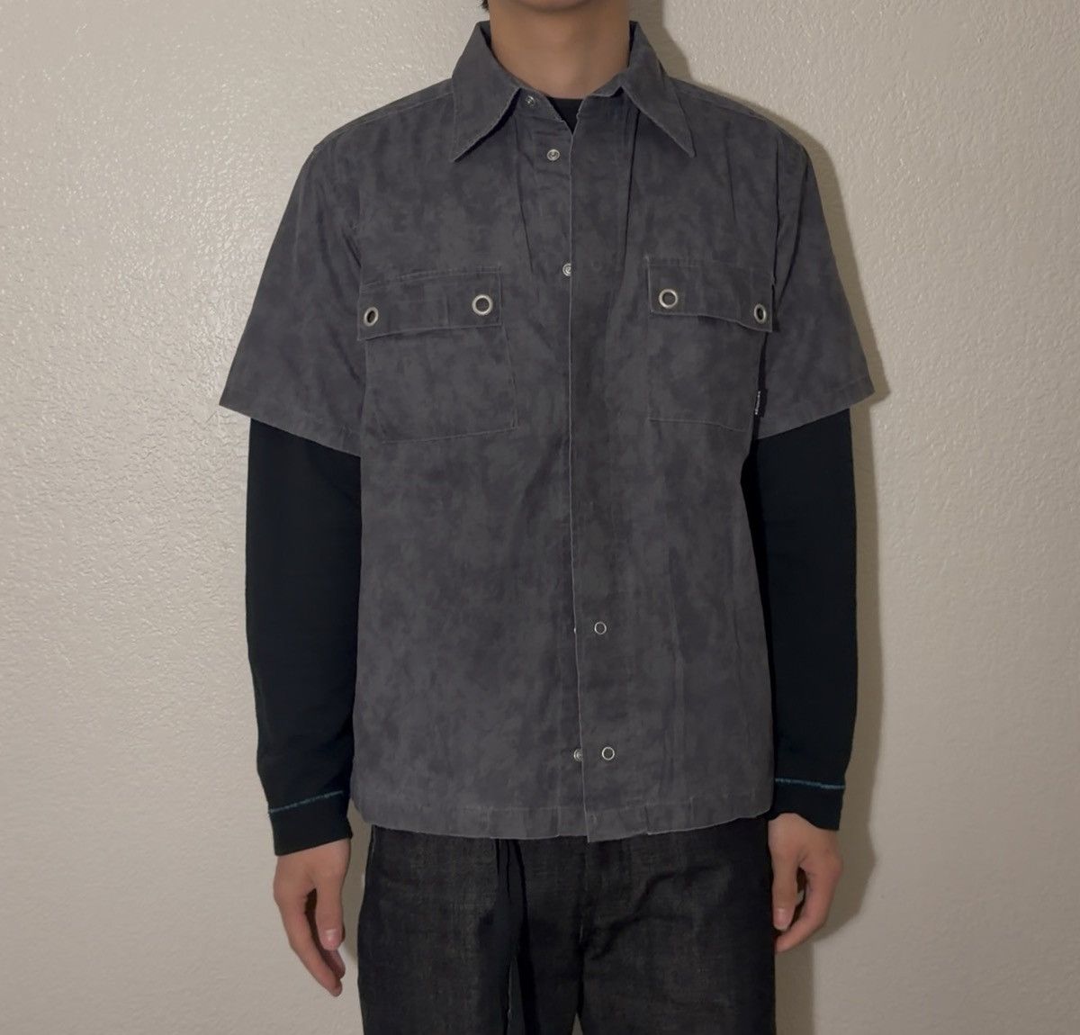 BERNINGS SHO BERNINGS SHO Hidden Snap Button Shirt Size US L / EU 52-54 / 3 - 6 Thumbnail