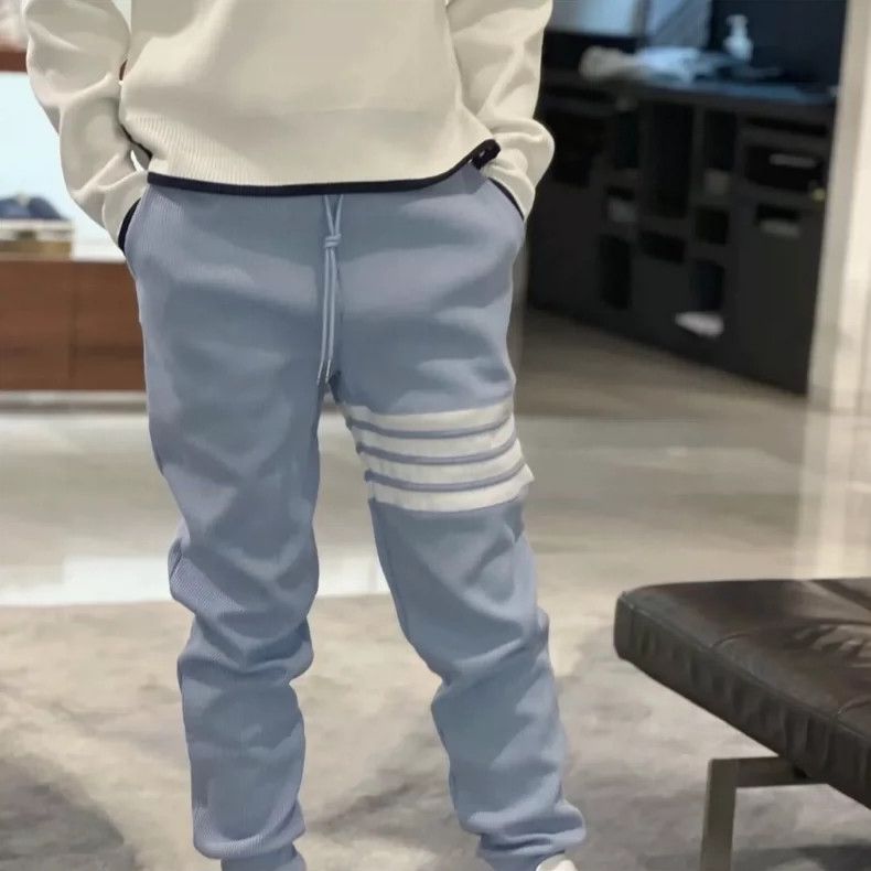 Other Thom Browne Blue waffle leggings Size US 38 / EU 54 - 7 Thumbnail