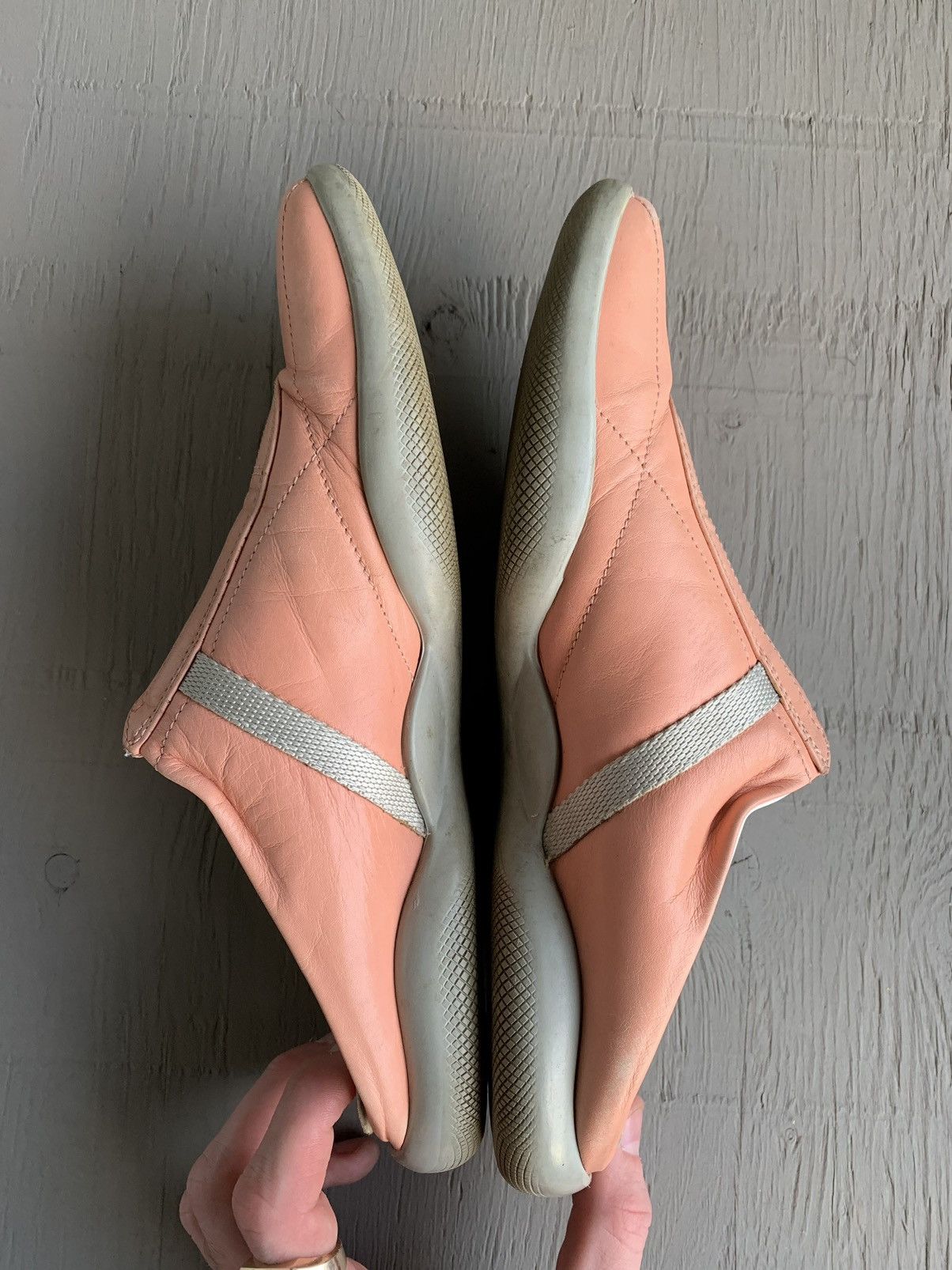 Prada × Vintage 2000s Prada Mules Y2K Sport Slip On Sneaker S/S Sport 3308 Size US 7.5 / IT 37.5 - 15 Thumbnail