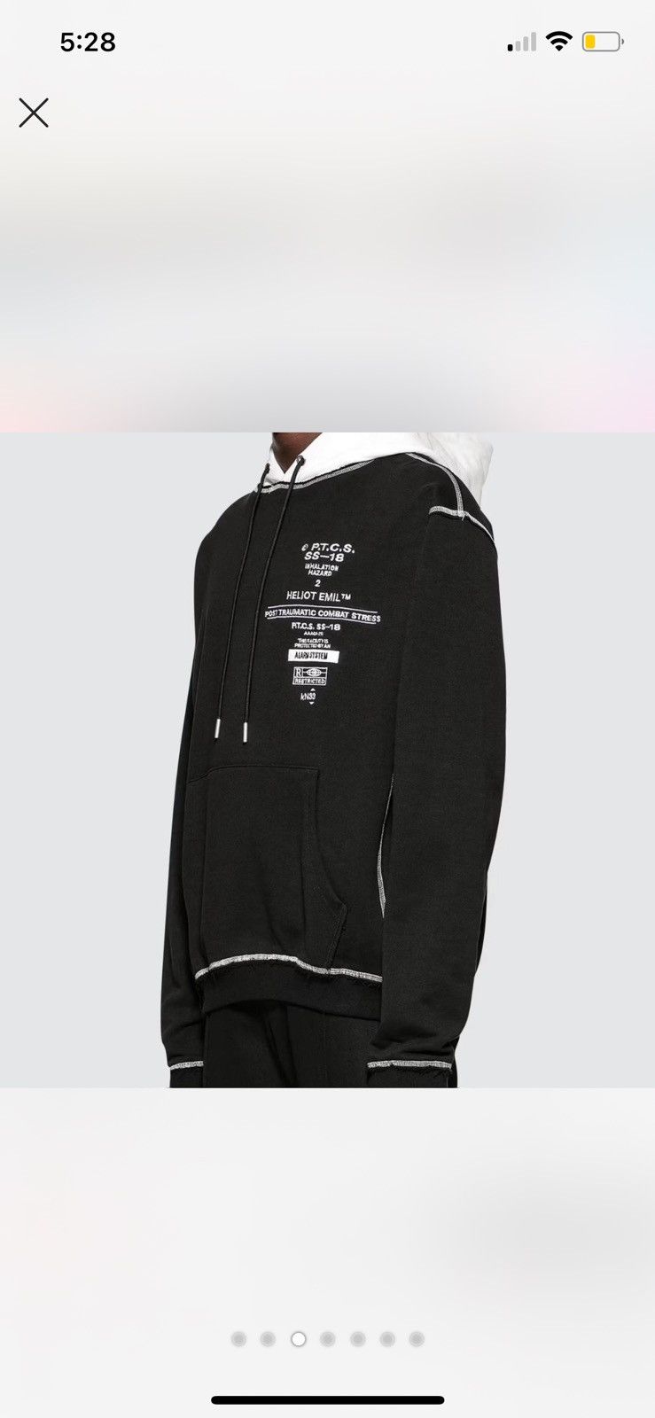 Heliot Emil Heliot Emil Contrast Hoodie Size US M / EU 48-50 / 2 - 2 Thumbnail