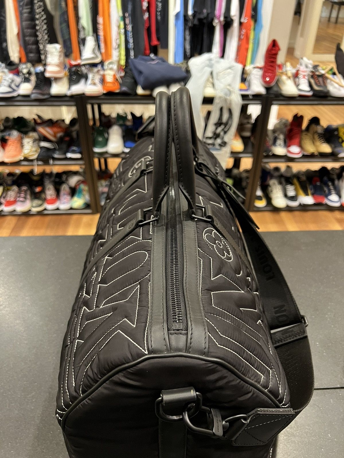 Louis Vuitton Louis Vuitton Nylon Embroidered Keepall Snow Capsule Duffle Size ONE SIZE - 5 Thumbnail