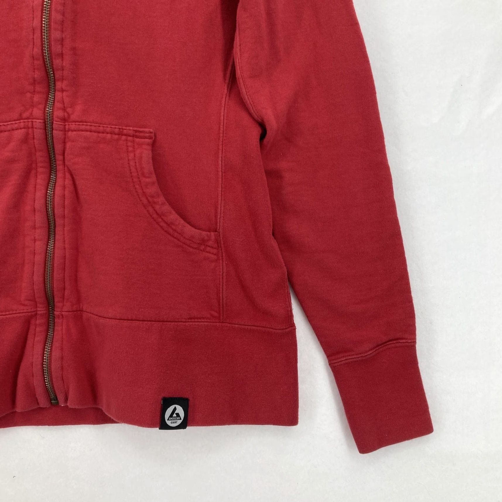 Vintage American Giant Hoodie Womens Small Full Zip Sweatshirt Jacket Travel Size S / US 4 / IT 40 - 3 Thumbnail