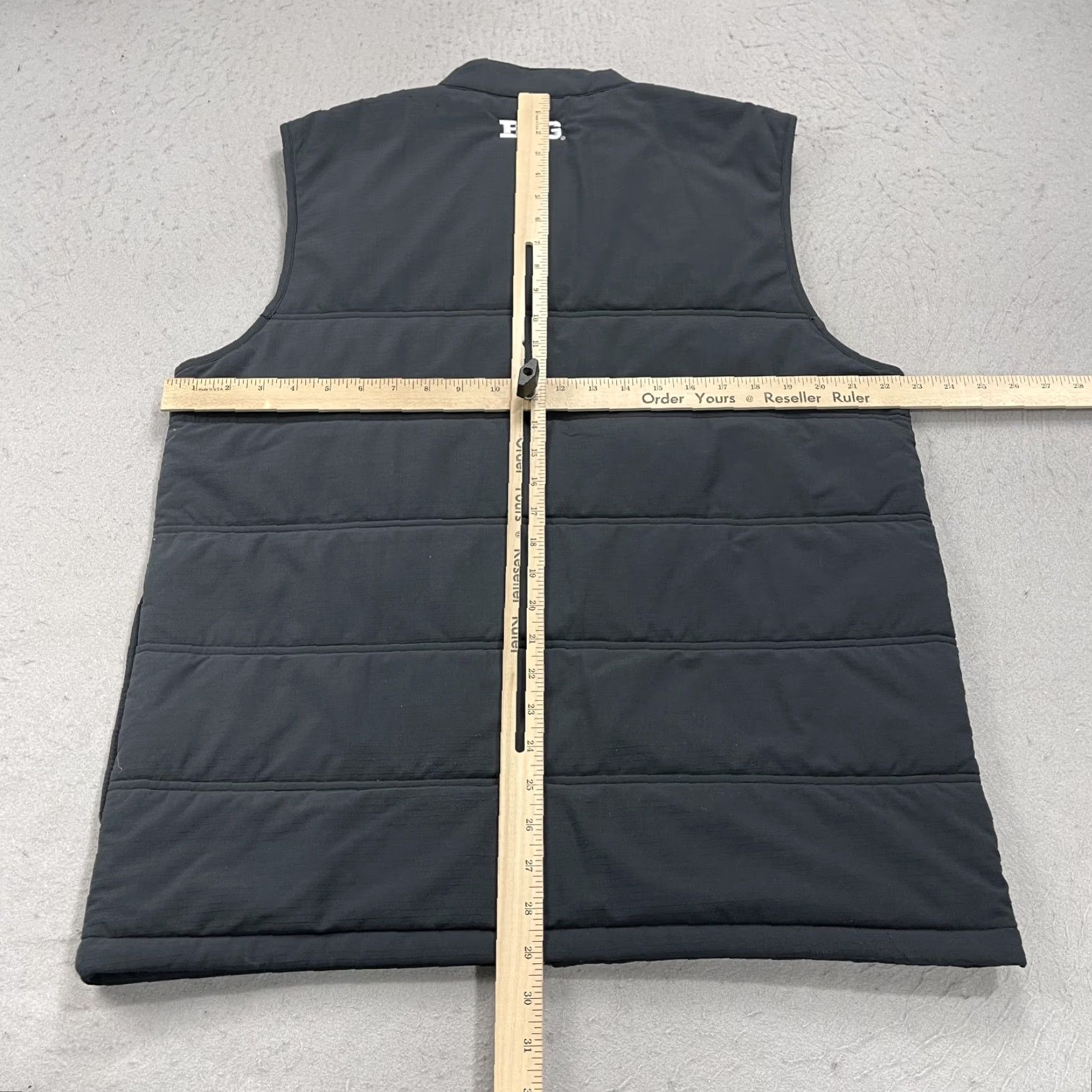 TravisMathew Travis Mathew Cold Bay Vest Mens L Black Quilted Full Zip Golf Size US L / EU 52-54 / 3 - 7 Thumbnail