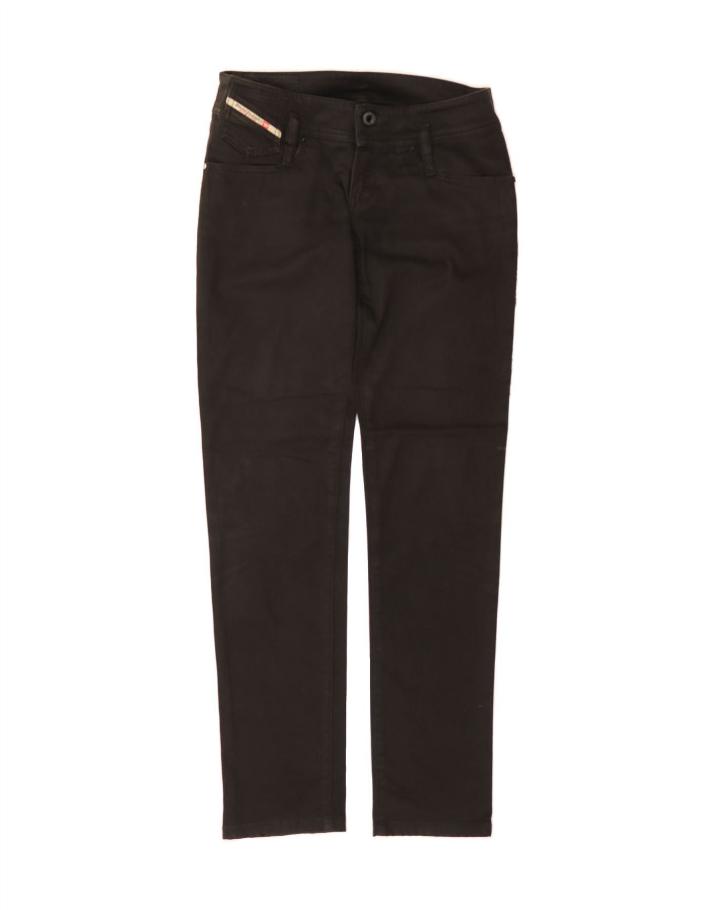 Diesel Womens Slim Jeans W28 L31 Black Cotton Size 42" / US 20 - 1 Thumbnail