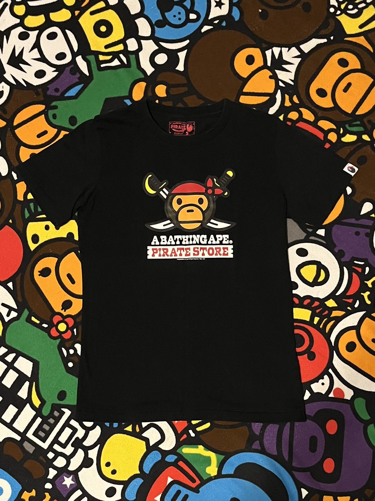 Bape Bape Pirate Store Milo Tee Size S / US 4 / IT 40 - 1 Thumbnail