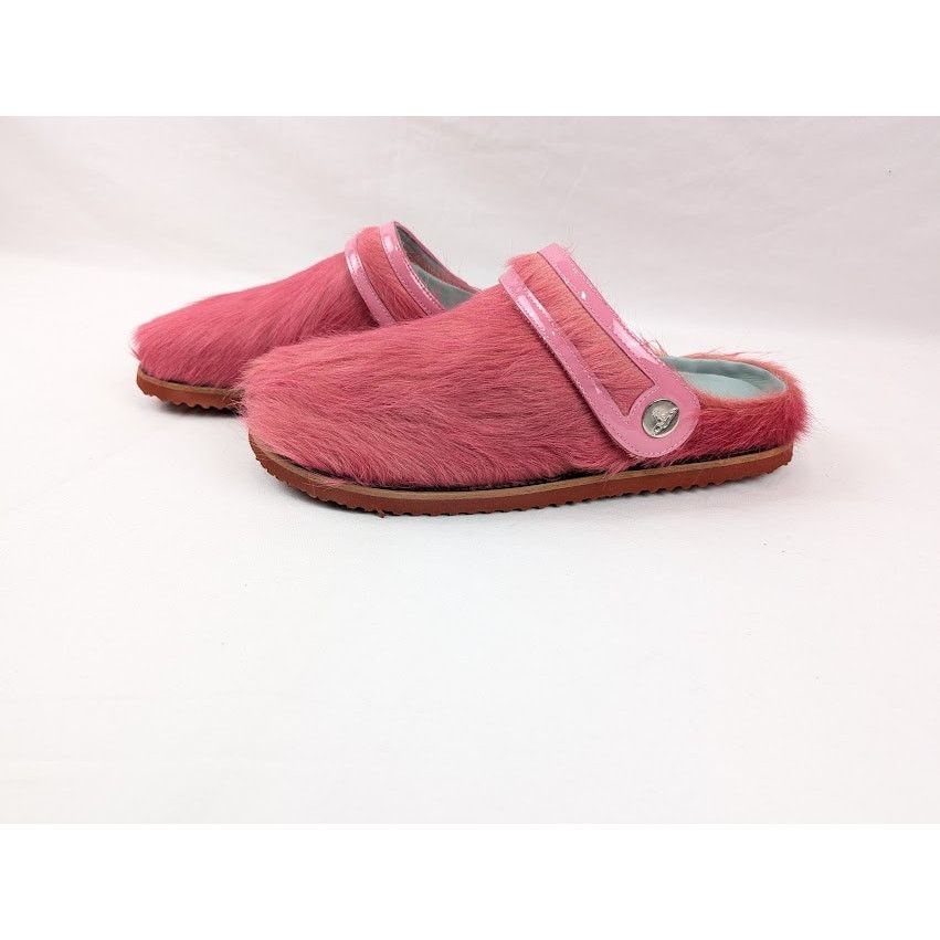 Vivienne Westwood o1rshd1 Oz Clogs With Hair Calf in Pink Size US 11 / EU 44 - 18 Thumbnail