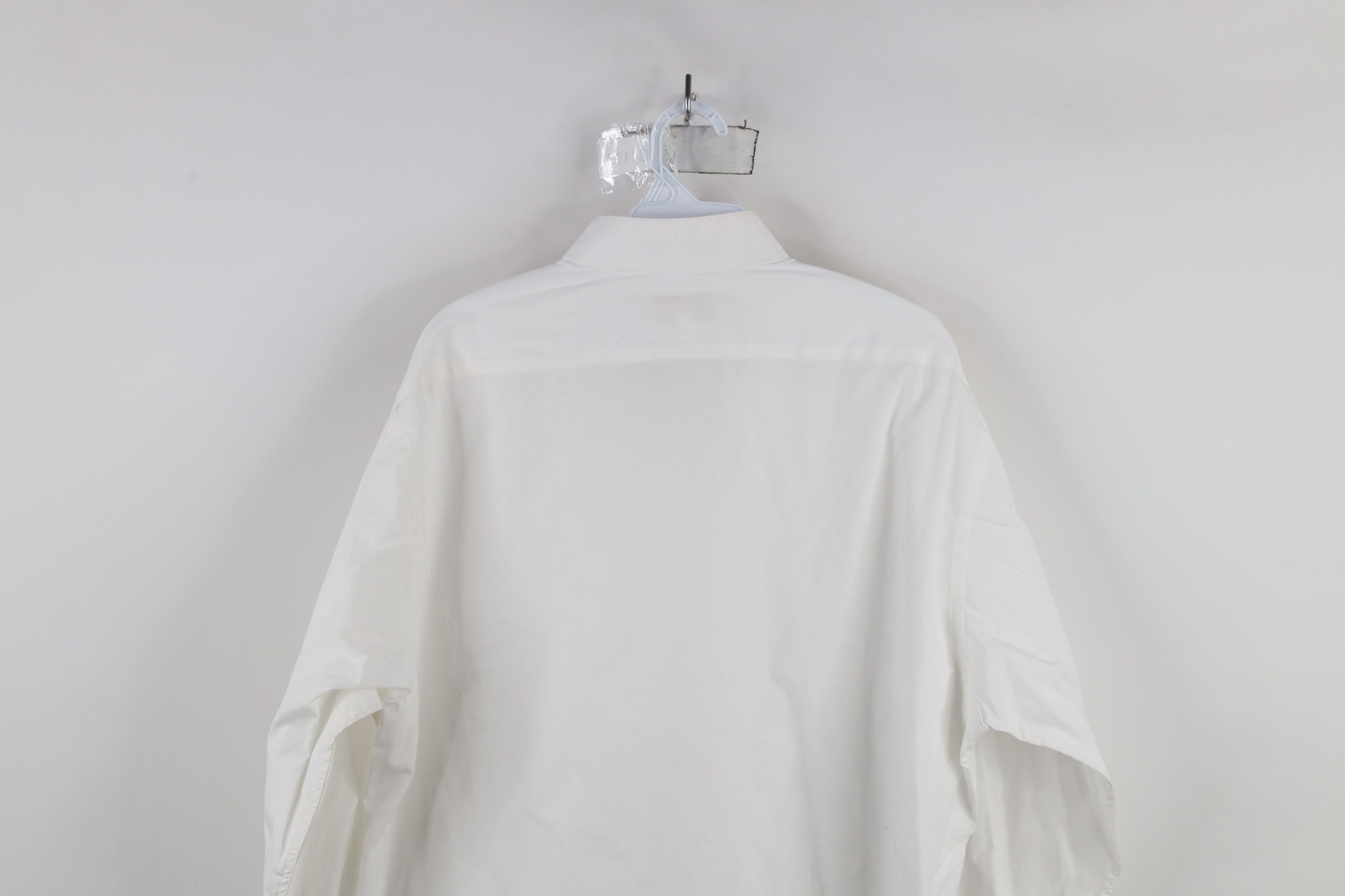 Vintage Vintage 90s Cotton Ruffled Prom Tuxedo Button Shirt White Size US M / EU 48-50 / 2 - 10 Thumbnail