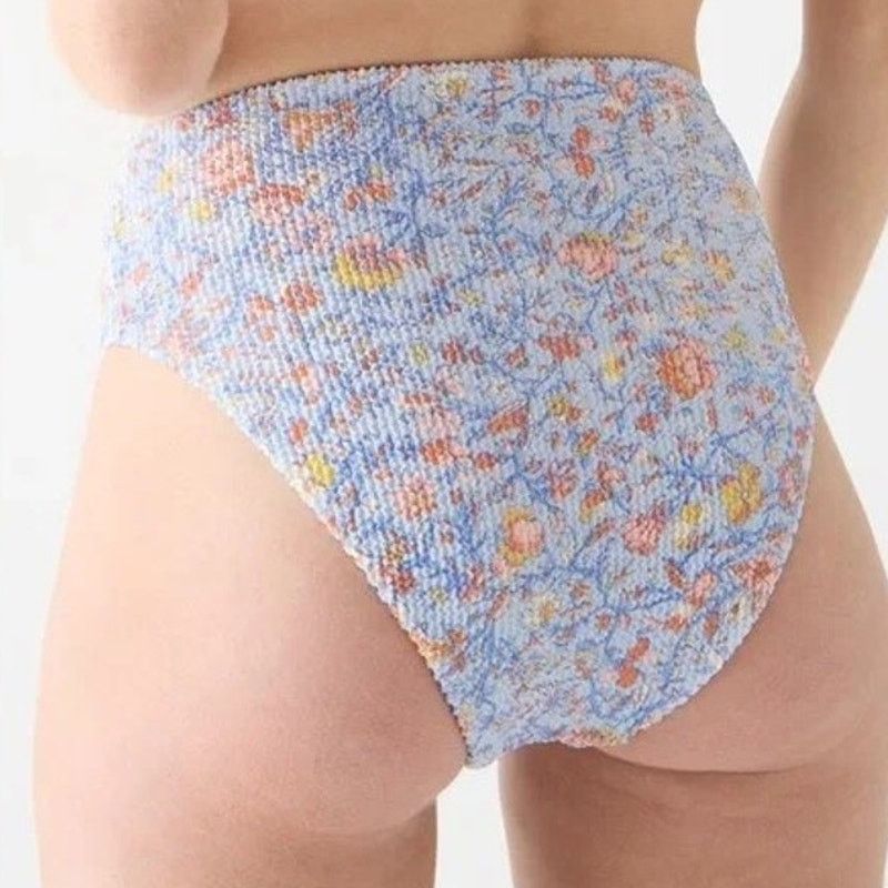 J.Crew NWT J. Crew Scrunchie high-rise bikini bottom Plus Size 2X Size ONE SIZE - 2 Thumbnail