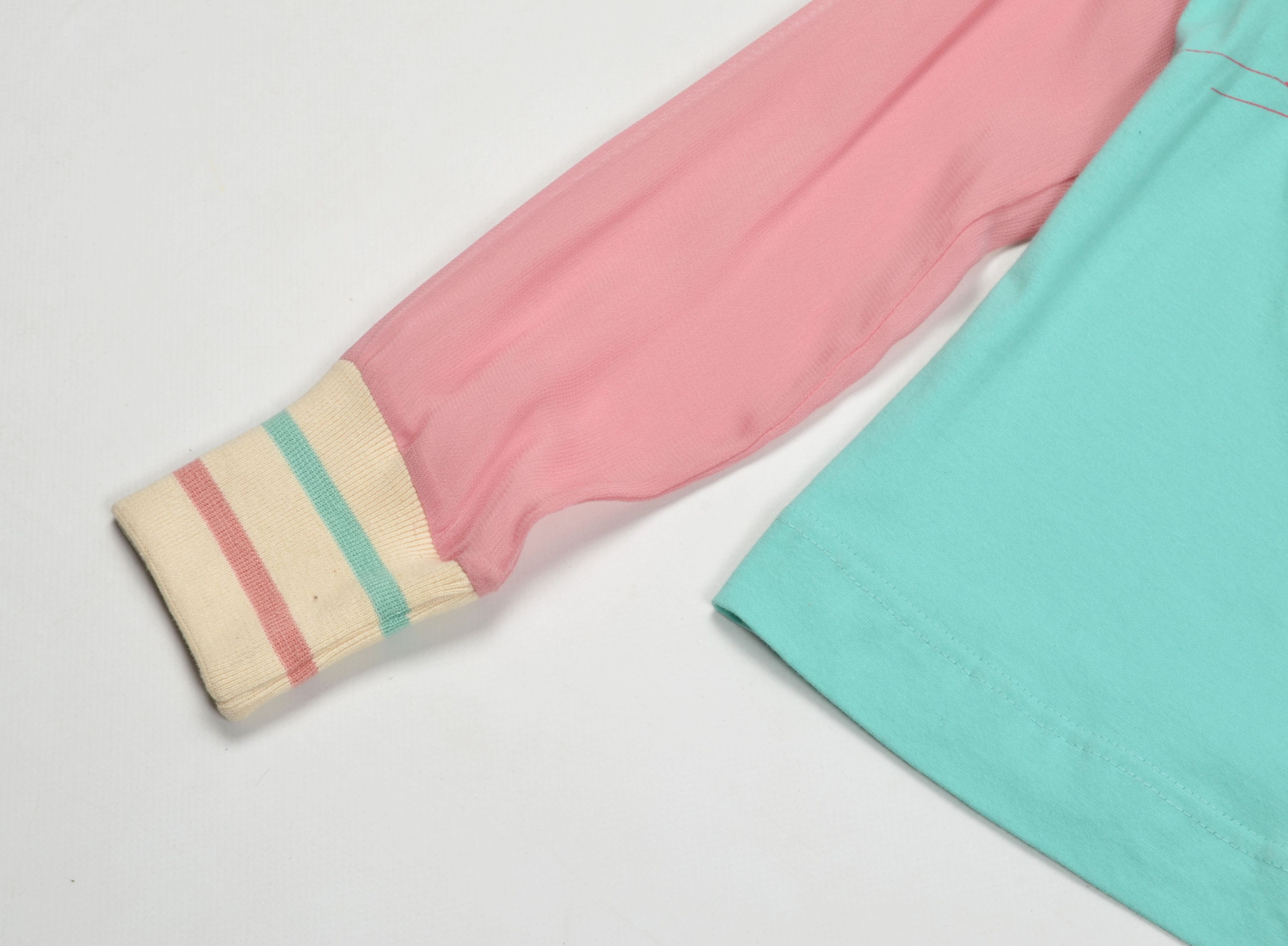Miss Sixty Killah by Miss Sixty Multicolor Y2K Kidcore Mesh Sleeve Top Size S / US 4 / IT 40 - 6 Thumbnail