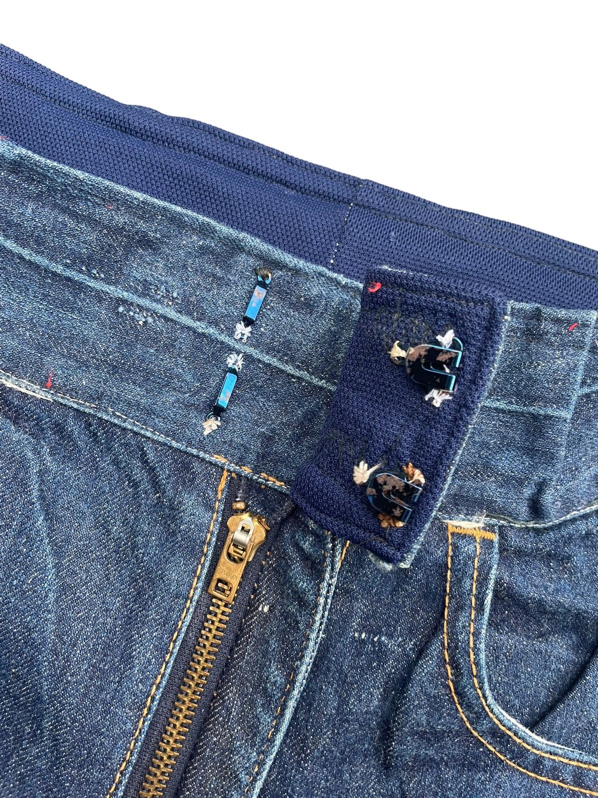 Japanese Brand × Vintage Vintage Unknown Selvedge Rework Denim Size 27" / US 4 / IT 40 - 8 Thumbnail