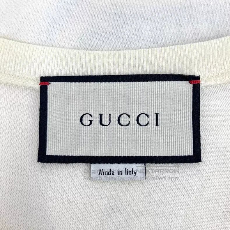 Gucci Gucci Beige tiger letter print cotton round-neck short-sle Size XS / US 0-2 / IT 36-38 - 5 Thumbnail