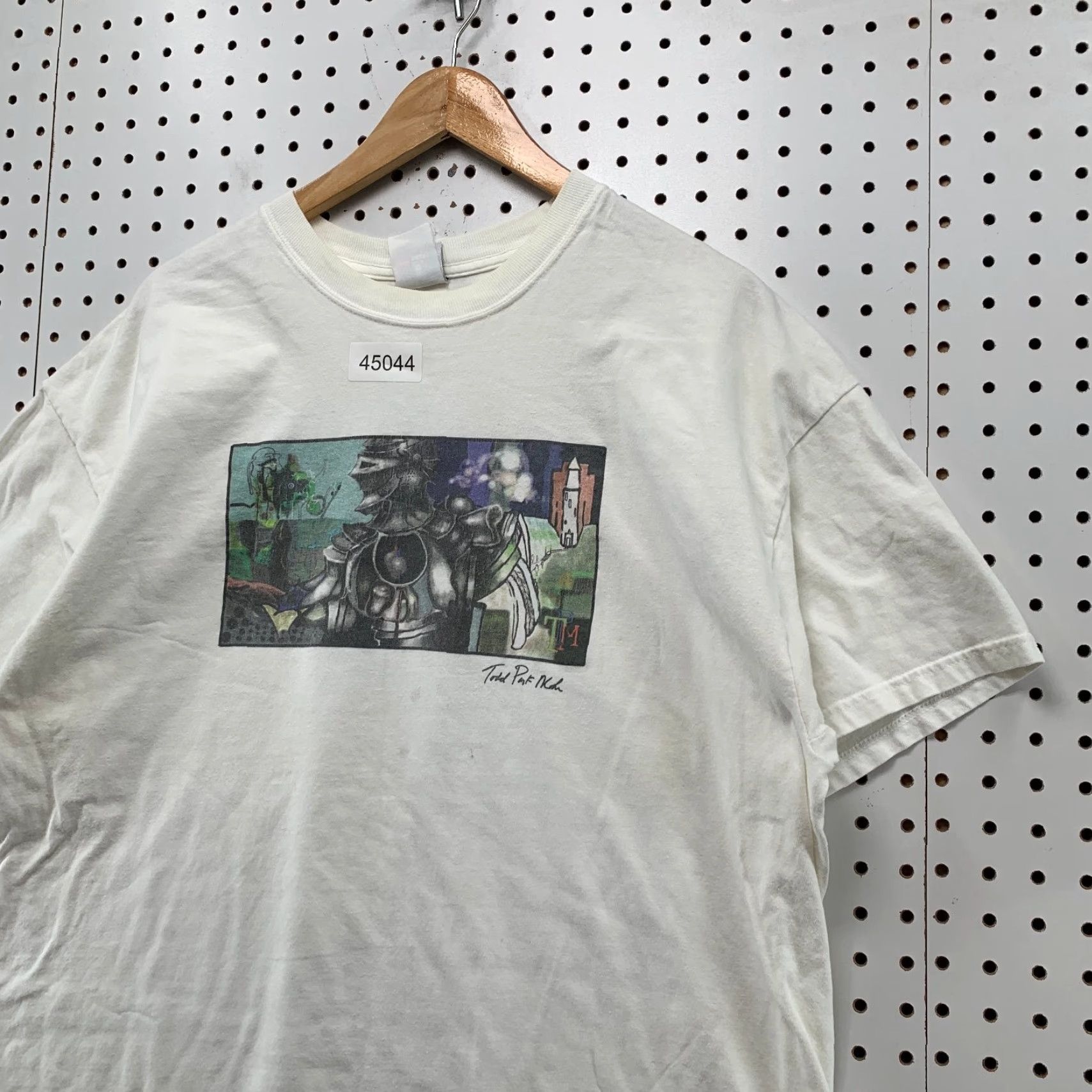 Hanes VINTAGE Nike Shirt Mens Large White 2006 Music Tour Concert Big Head Todd Monster Shirt Size US L / EU 52-54 / 3 - 4 Thumbnail