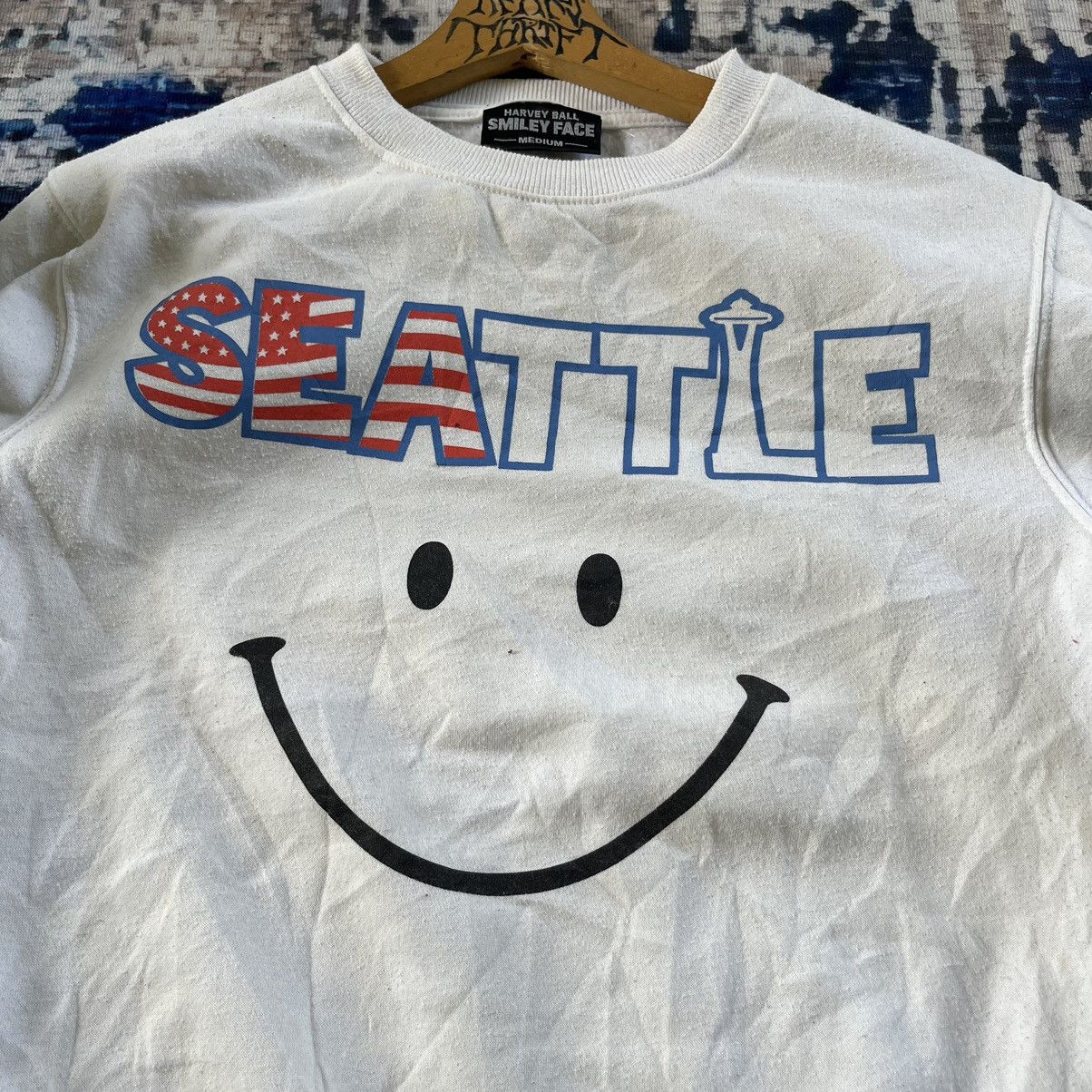 Japanese Brand 🔥Harvey Ball Smiley Face Sweetshirts Size US M / EU 48-50 / 2 - 2 Thumbnail