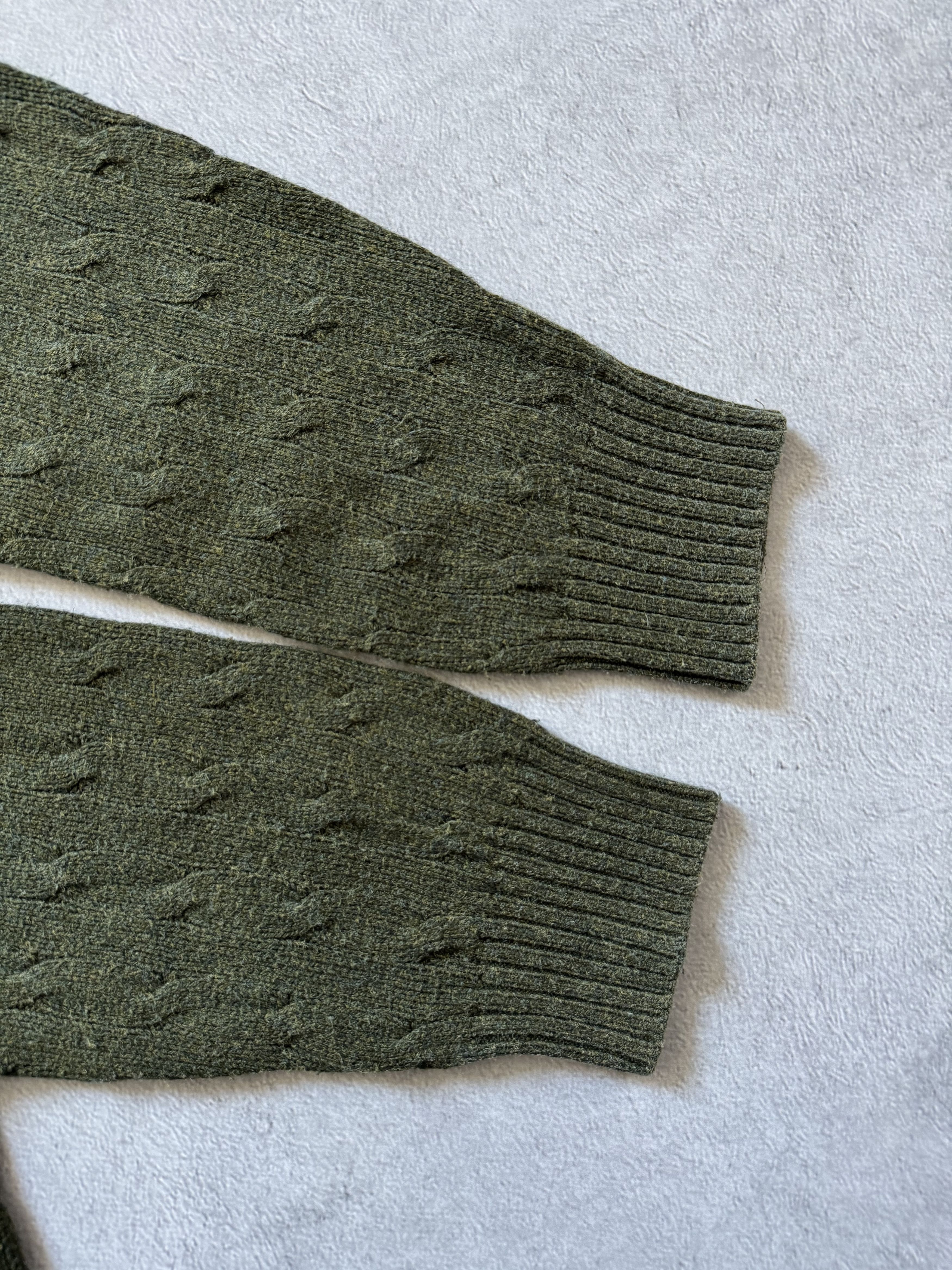 Polo Ralph Lauren Vintage 90s Polo Ralph Lauren Tussah Silk Cable Knit Sweater Size US L / EU 52-54 / 3 - 10 Thumbnail
