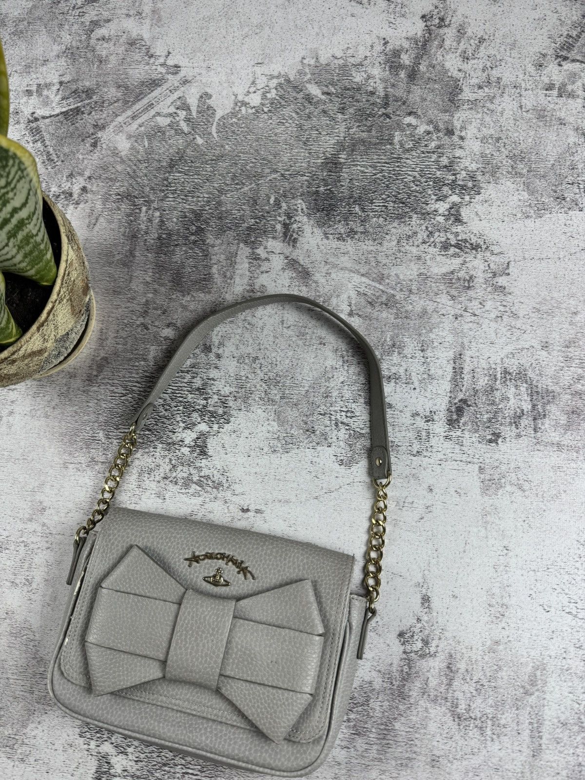 Vivienne Westwood VIVIENNE WESTWOOD X ANGLOMANIA LEATHER RIBBON SHOULDER BAG Size ONE SIZE - 2 Thumbnail