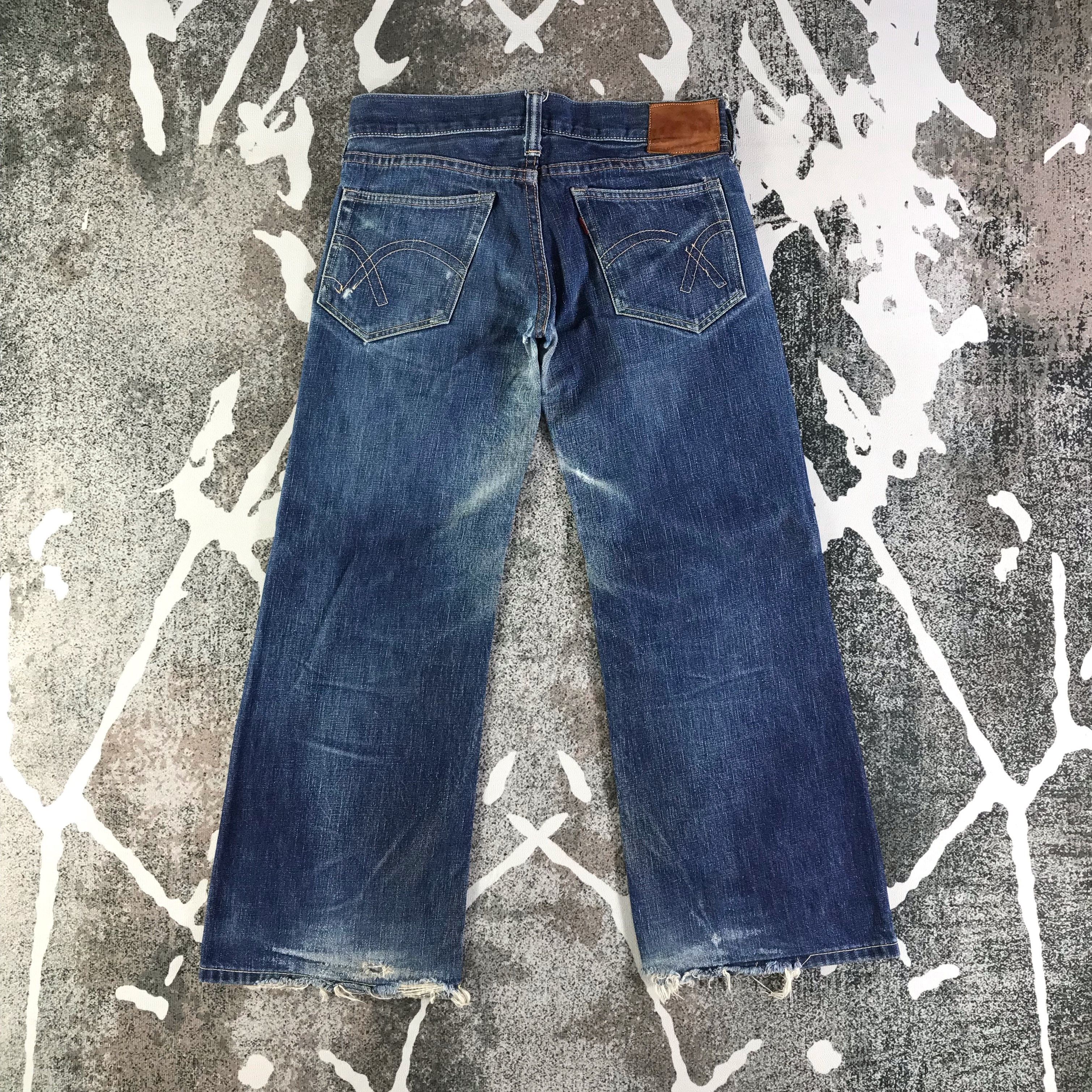 Full Count & Co. Full Count Jeans Flare Denim KJ2357 Size 25" / US 0 / IT 36 - 2 Thumbnail