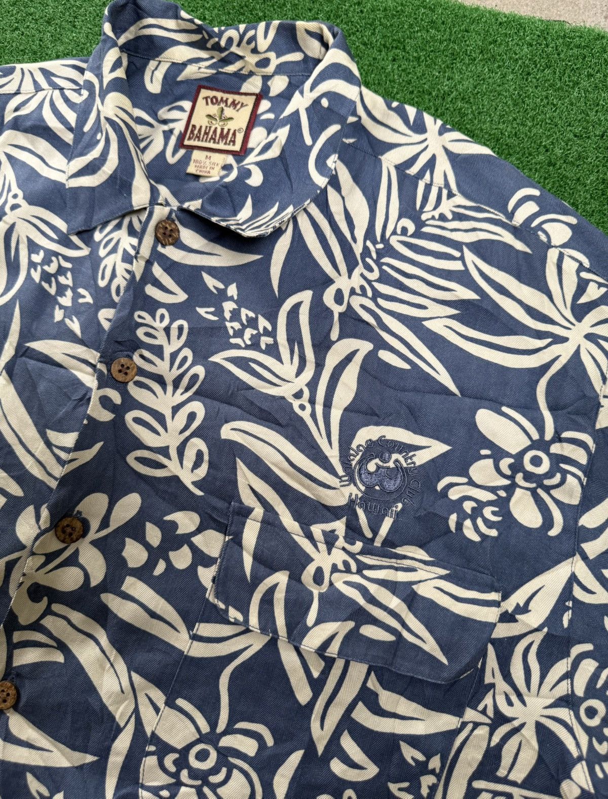 Tommy Bahama Waiʻalae Country Club Hawaii Flap Pocket Button Up Shirt Size US L / EU 52-54 / 3 - 4 Thumbnail