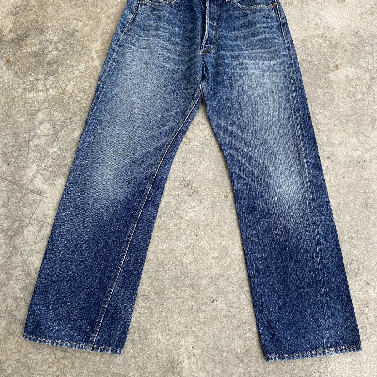 Denime Vintage 90’s Denime Japan Faded Blue Selvedge Jeans Size US 30 / EU 46 - 5 Thumbnail
