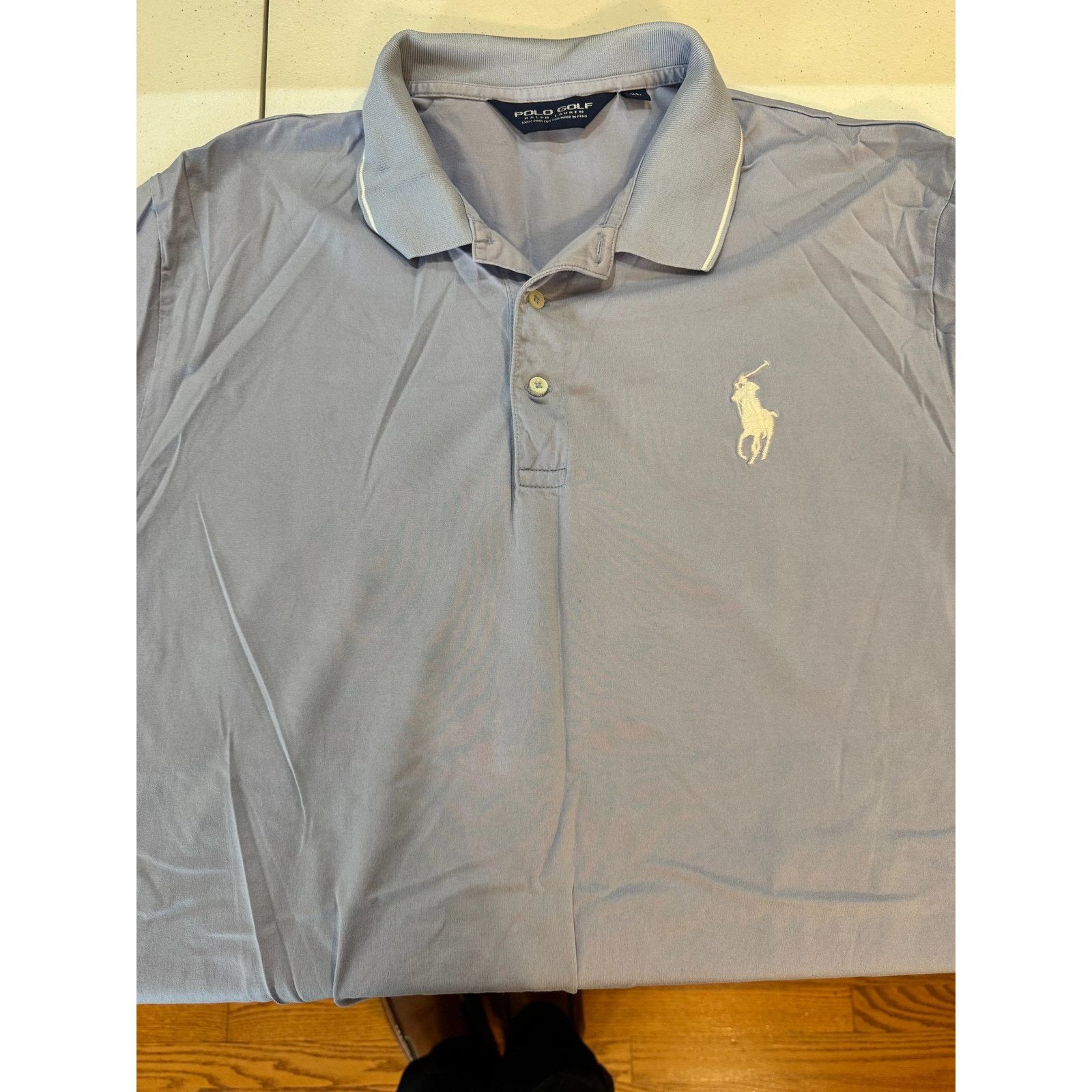 Ralph Lauren Polo Golf Ralph Lauren Mens Polo Shirt XL Light Blue Size US XL / EU 56 / 4 - 2 Thumbnail