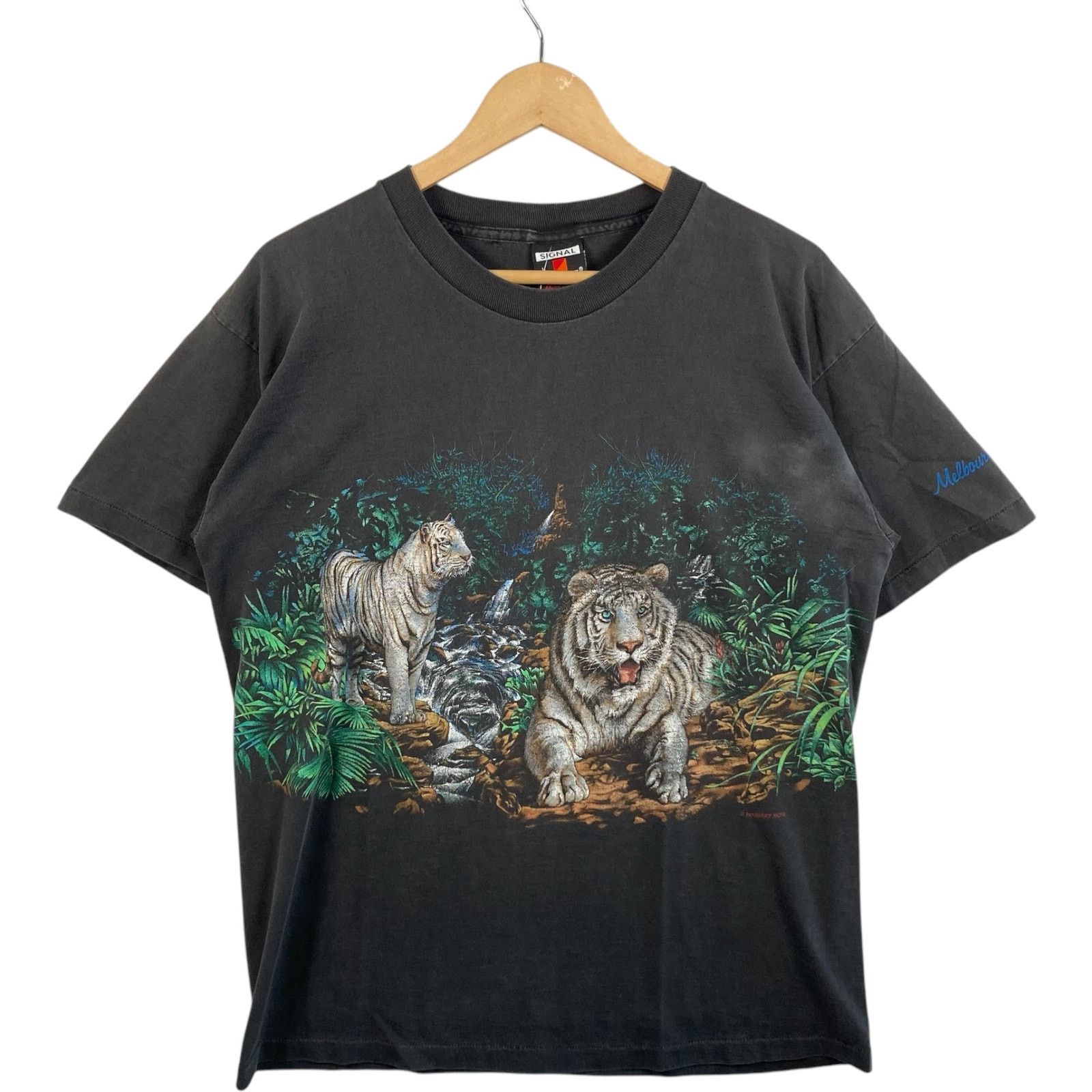 Signal Sport Vintage White Tigers Melbourne Beach, FL Souvenir Tee L Size US L / EU 52-54 / 3 - 1 Thumbnail