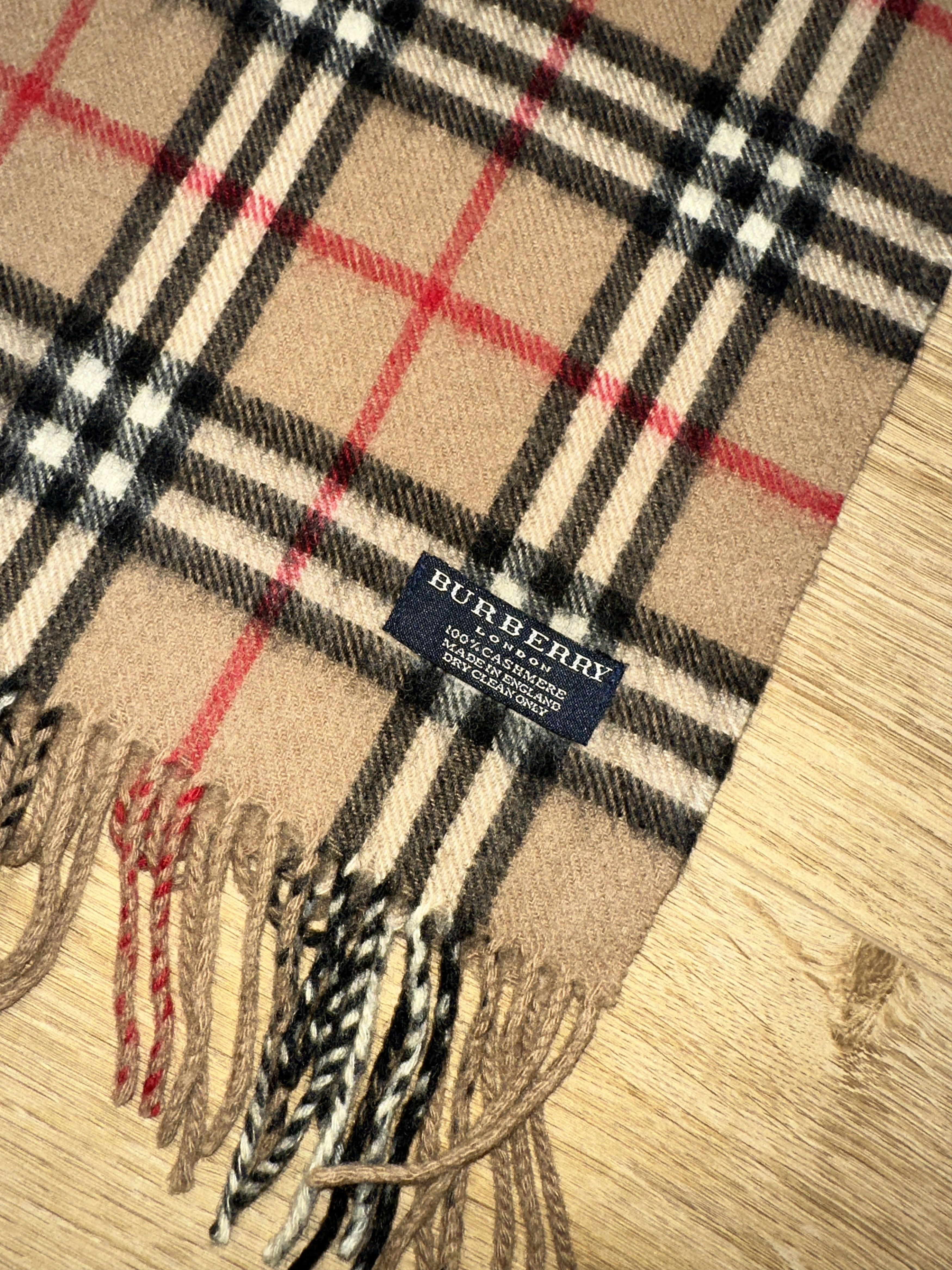 Burberry Burberry London Classic Check 100% Cashmere Scarf 150x30 Cm Size ONE SIZE - 4 Thumbnail
