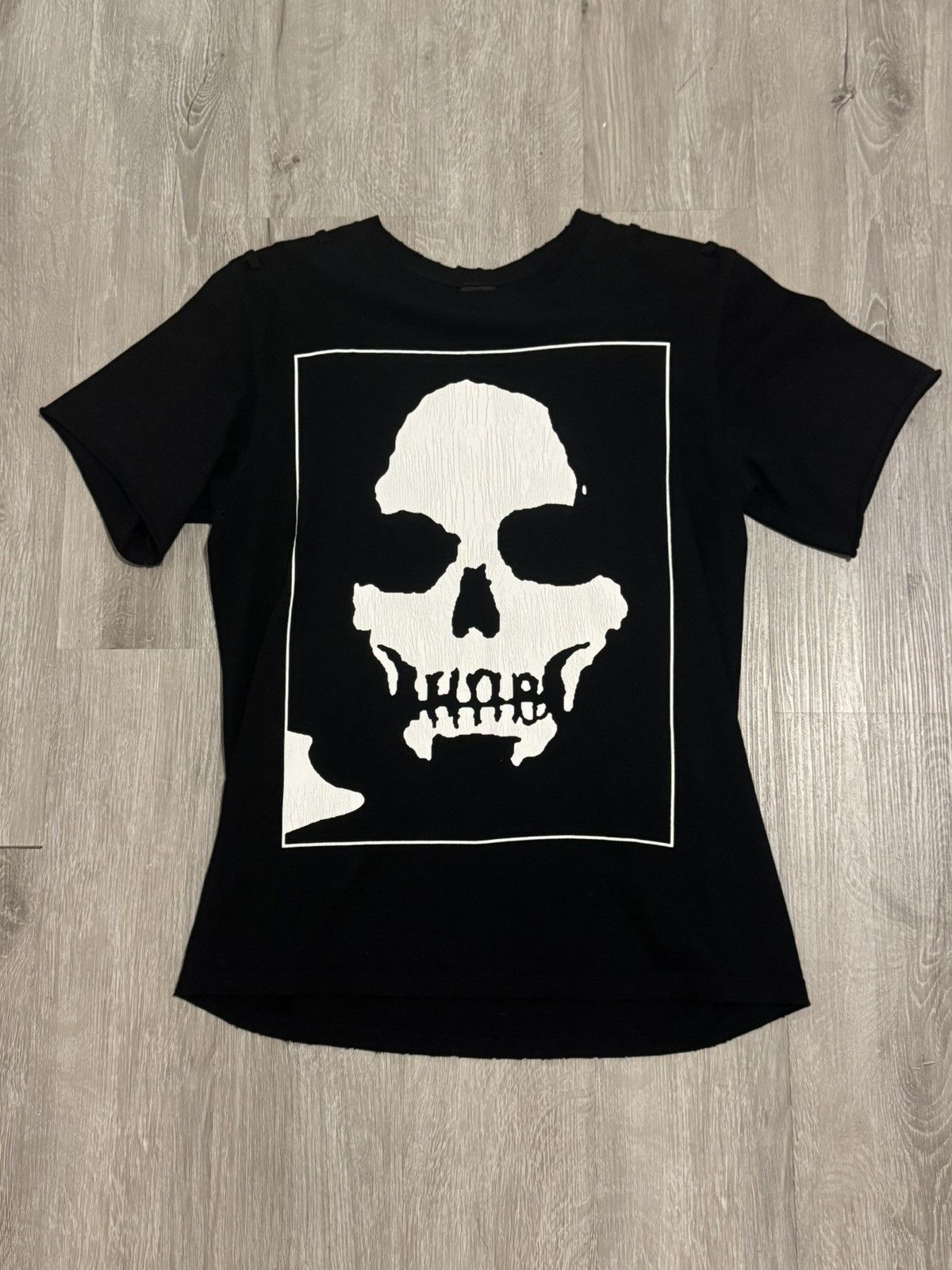 トップス NUMBER (N)INE skull print 01ss size3 Number (N)ine NUMBER(N)INE Skull Print T-shirt White Size 3 | Grailed