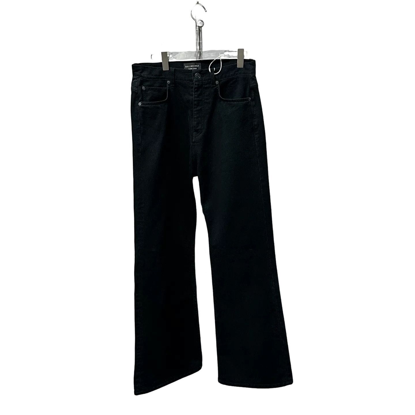 Balenciaga Balenciaga Garde-Robe Leather Patch Jeans 30 Size US 30 / EU 46 - 1 Thumbnail