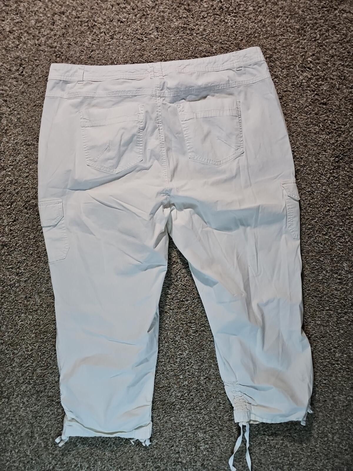 Other Gloria Vanderbilt Crop White Pants 16W Size 38" / US 16 / IT 52 - 7 Thumbnail