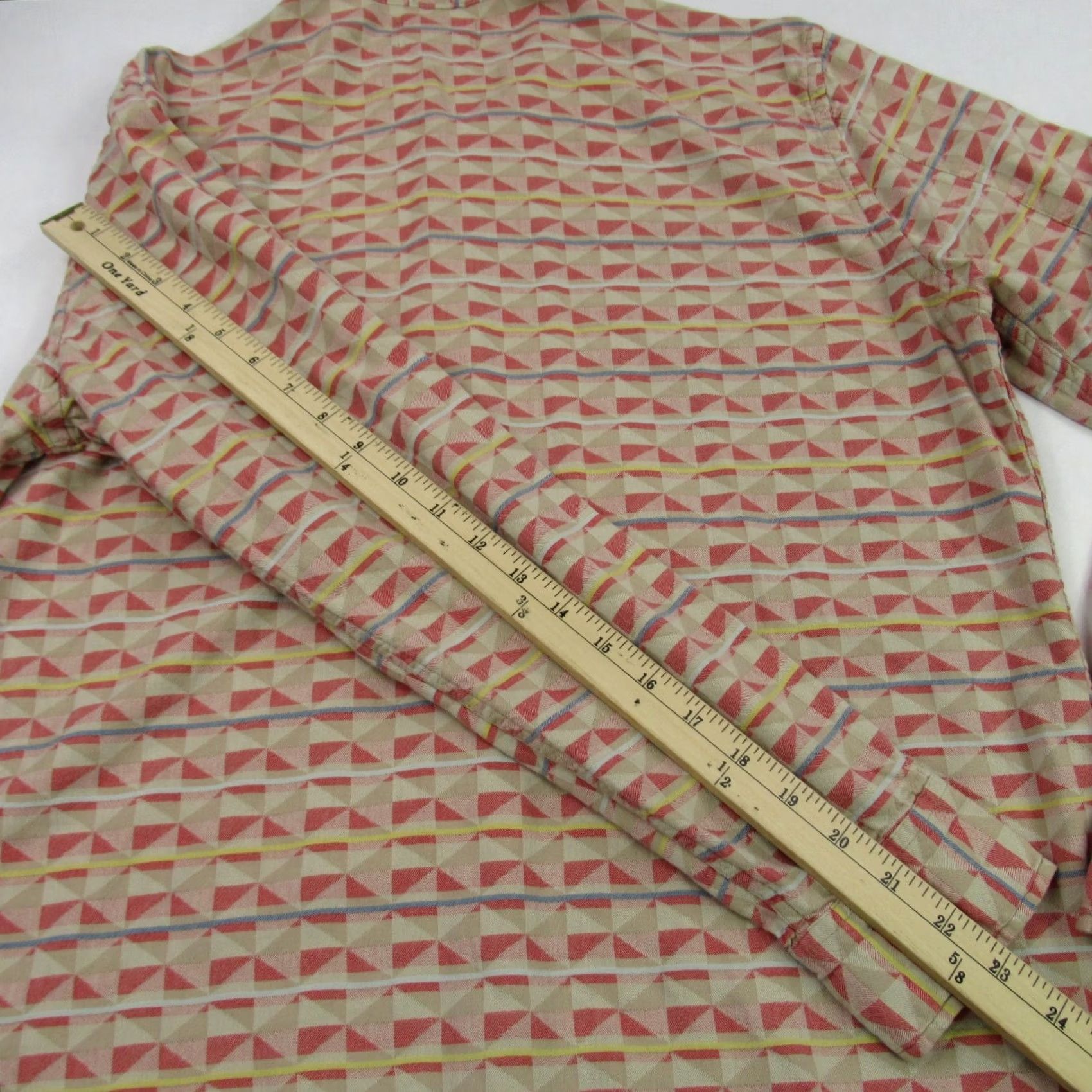 Vintage Koto Shirt Mens Large Long Sleeve Button Front Pockets Casual Diamond Cotton Size US L / EU 52-54 / 3 - 7 Thumbnail