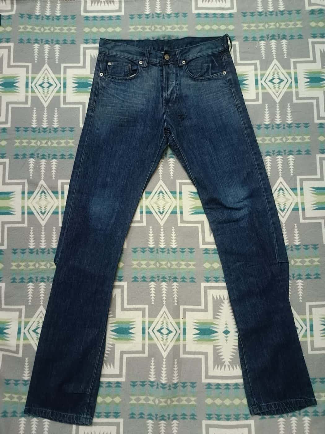 image of Vintage Distressed Ksubi Jeans in Blue, Men's (Size 32)