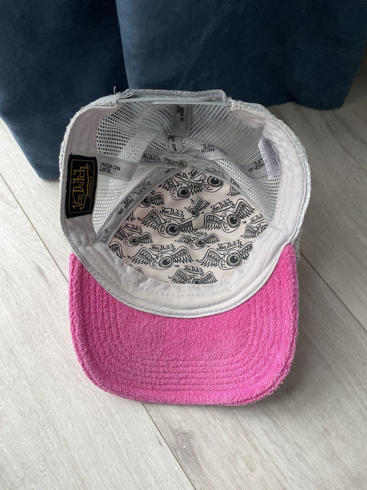 Von Dutch Vintage Y2K Von Dutch Pink 00’s Hat Cap Japanese RARE Size ONE SIZE - 7 Thumbnail