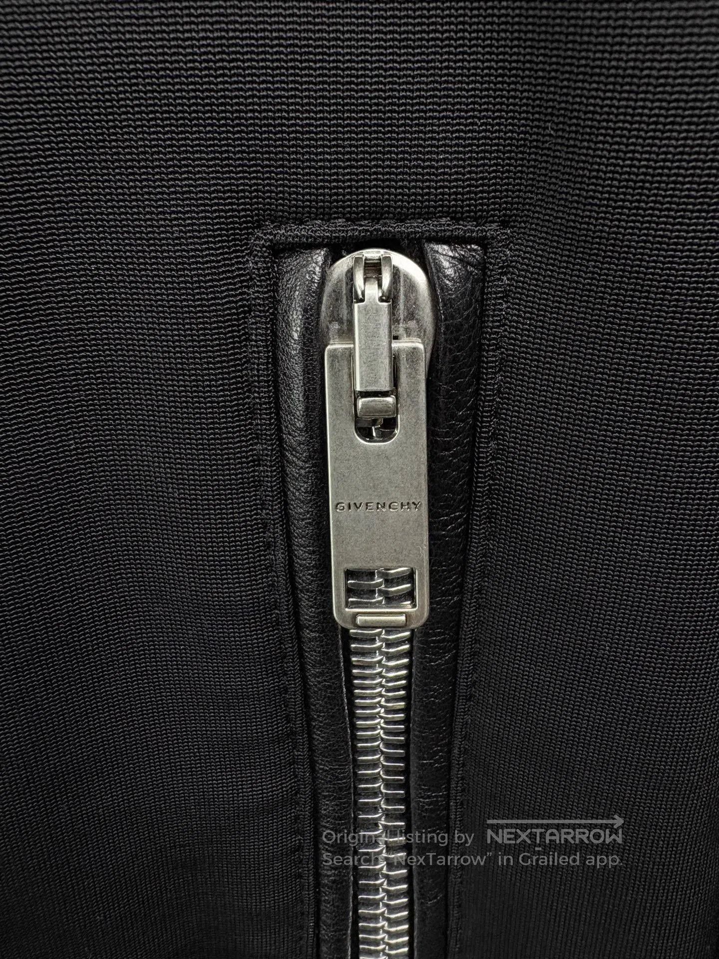 Givenchy Givenchy Black Leather Sleeve Zip Jacket. Size US M / EU 48-50 / 2 - 3 Thumbnail