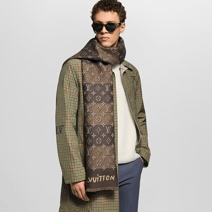 Louis Vuitton Monogram Heritage Scarf Size ONE SIZE - 5 Thumbnail