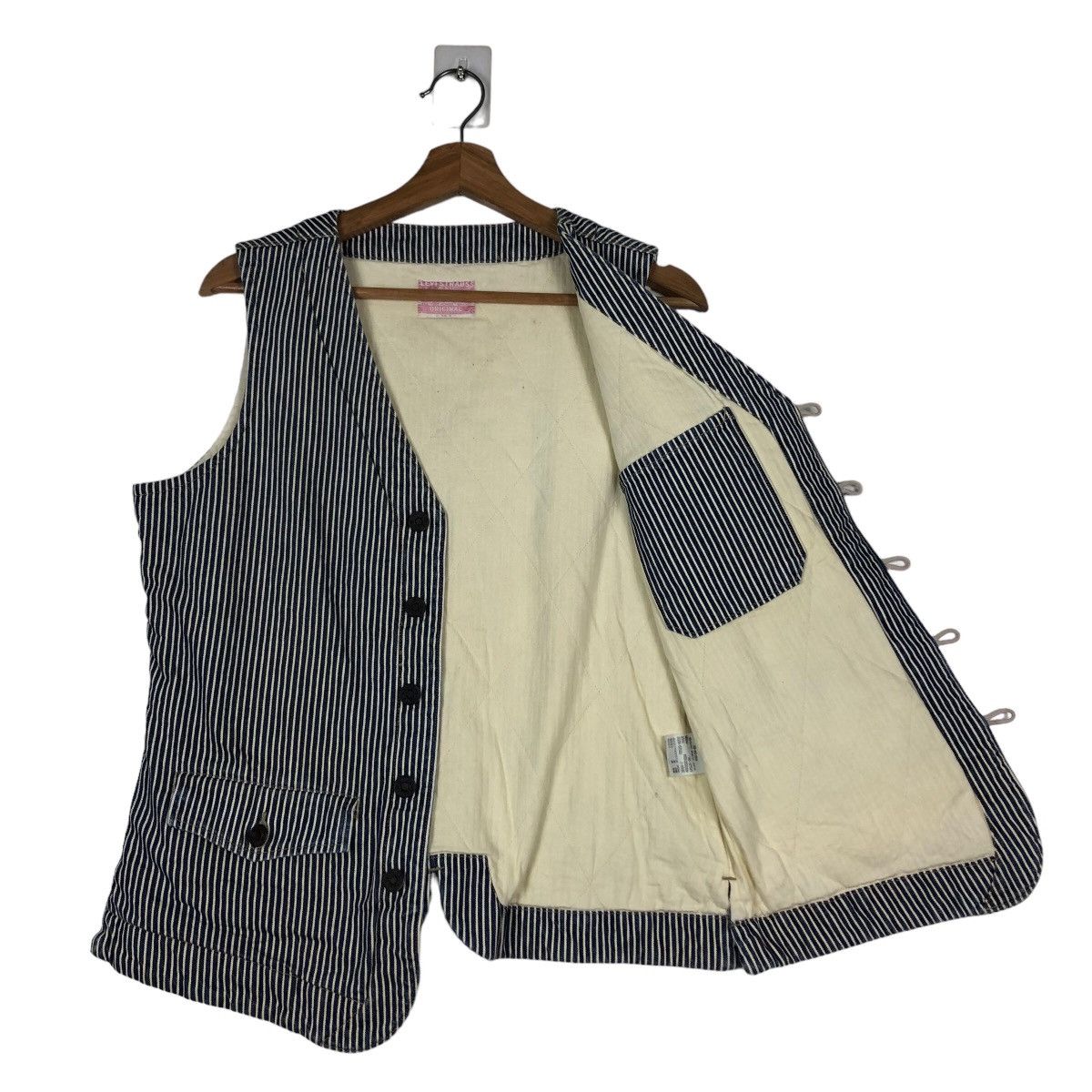 Levi's 🔥Vintage Waist Coats Hickory Striped Levi’s Size US M / EU 48-50 / 2 - 12 Thumbnail