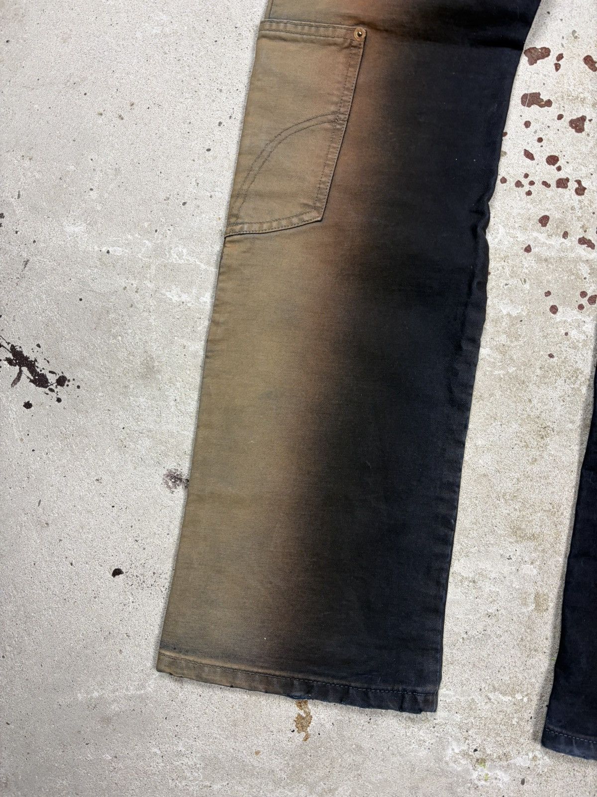 Dolce & Gabbana FW 2003 Dolce & Gabbana Utility Bronze Gradient Cargo Pants Size US 30 / EU 46 - 18 Thumbnail