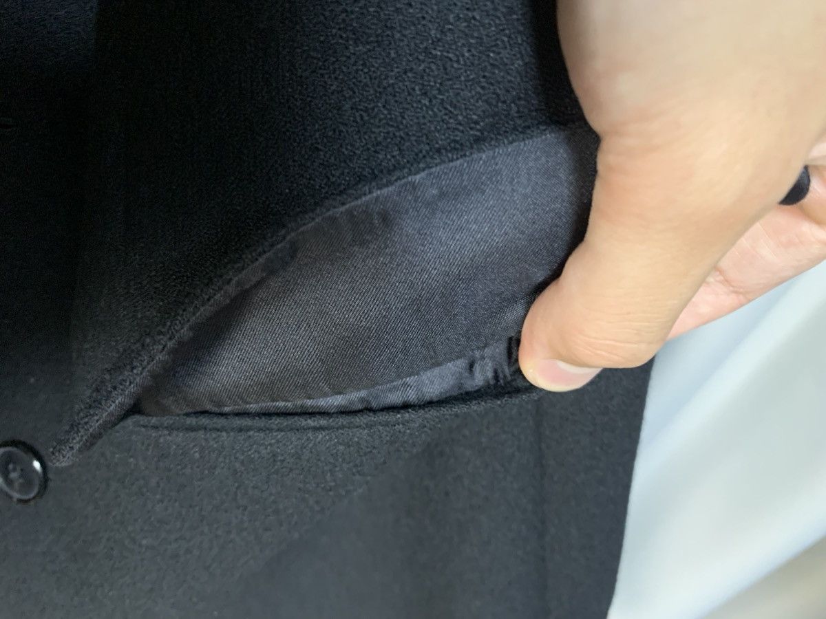 Saint Laurent Paris Saint Laurent 2013FW Leather Collar Wool Chestfield coat Size US M / EU 48-50 / 2 - 4 Thumbnail