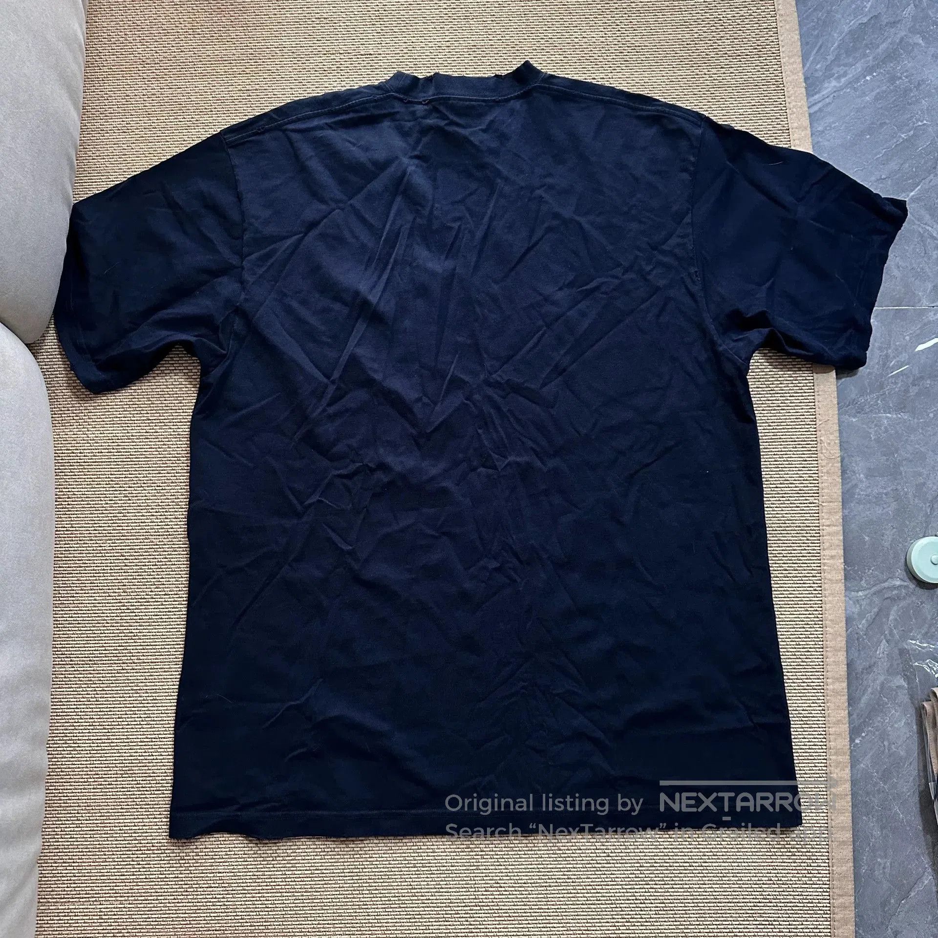 Balenciaga Balenciaga Distressed Blue Short Sleeve Tee. Size US S / EU 44-46 / 1 - 2 Thumbnail